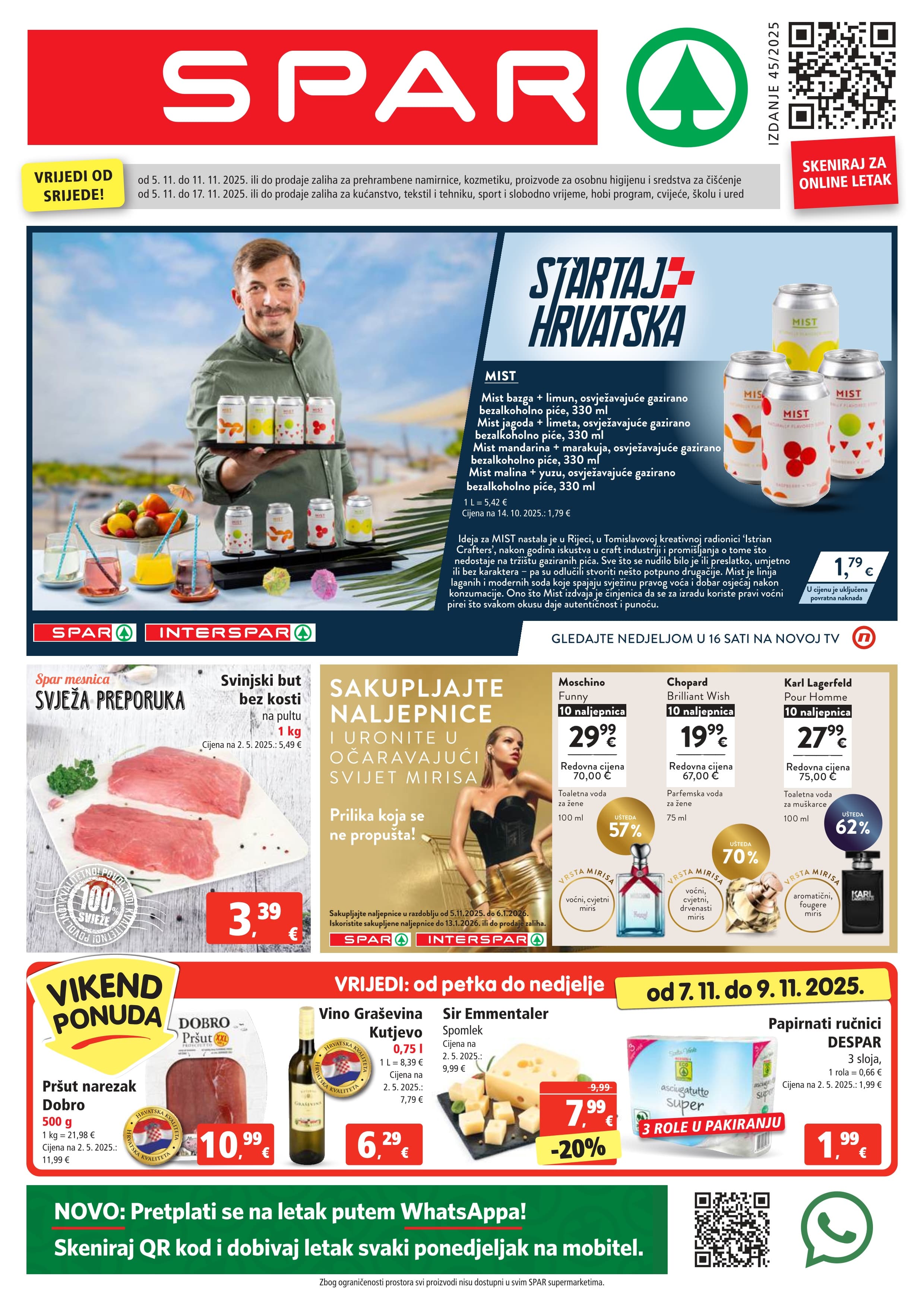Stranica 1. Spar kataloga - Akcije od 05.11. do 11.11.2025.