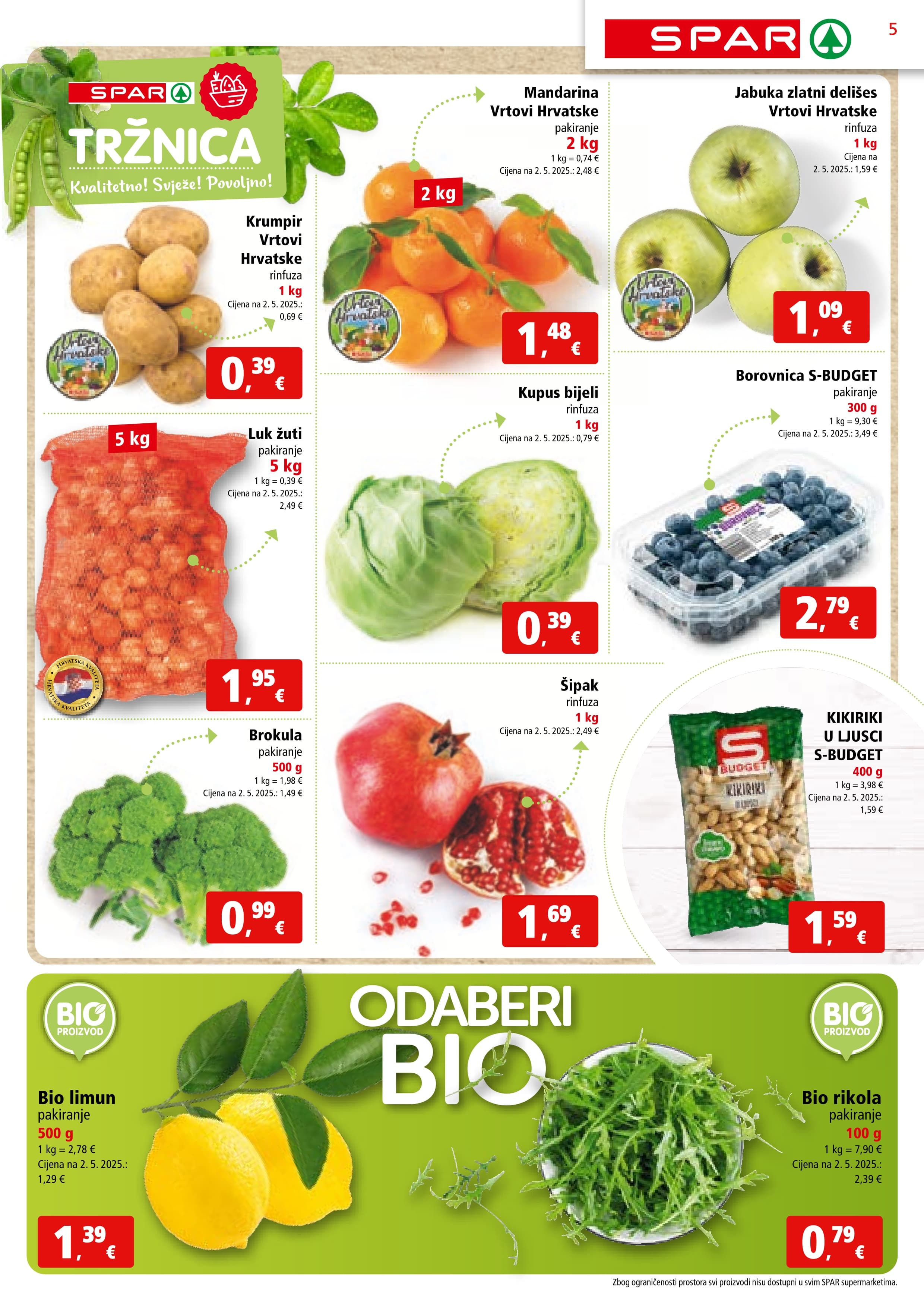 Stranica 5. Spar kataloga - Akcije od 12.11. do 17.11.2025.