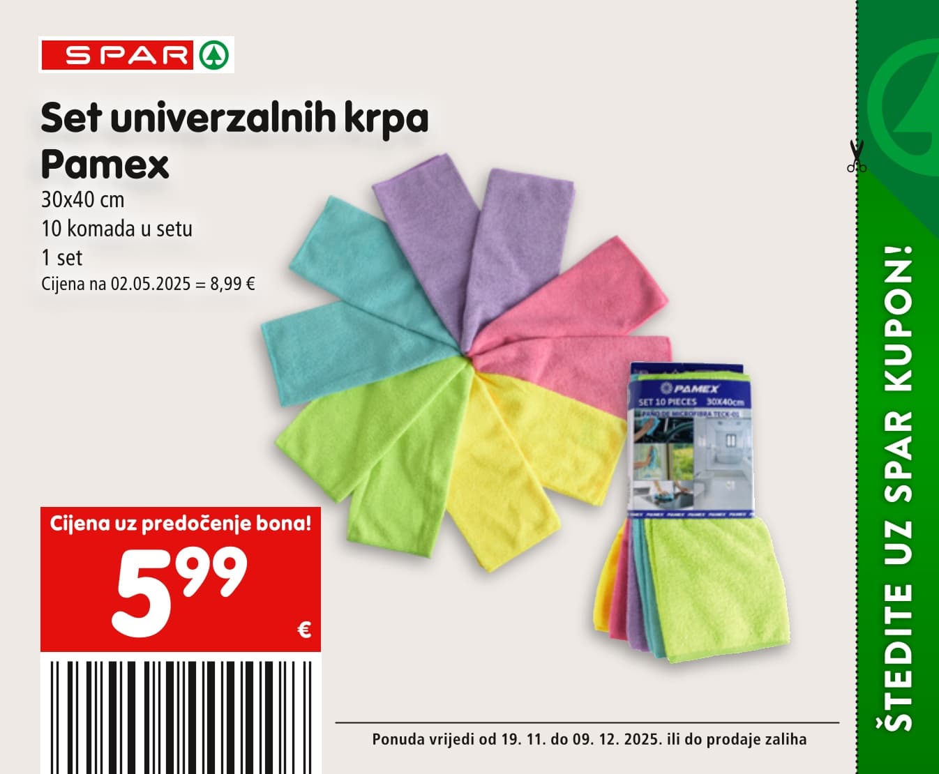 Stranica 22. Spar kataloga - Akcije od 19.11. do 09.12.2025.