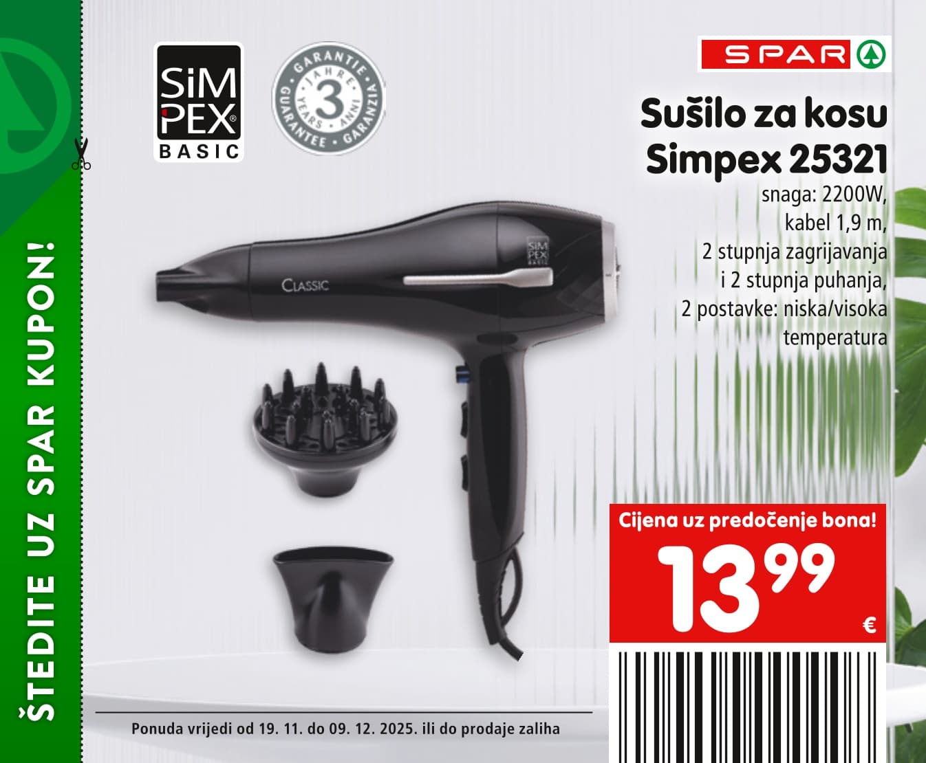 Stranica 3. Spar kataloga - Akcije od 19.11. do 09.12.2025.