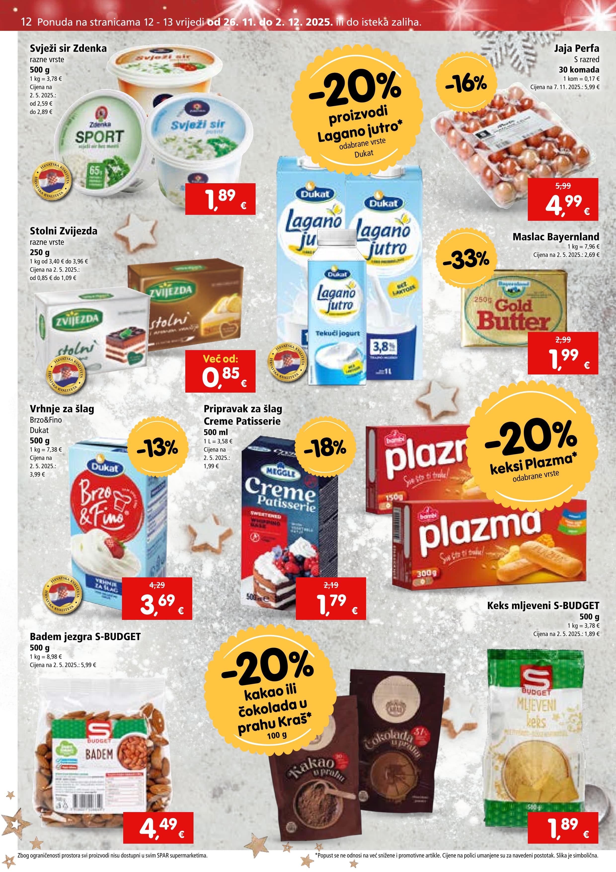 Stranica 12. Spar kataloga - Akcije od 26.11. do 02.12.2025.