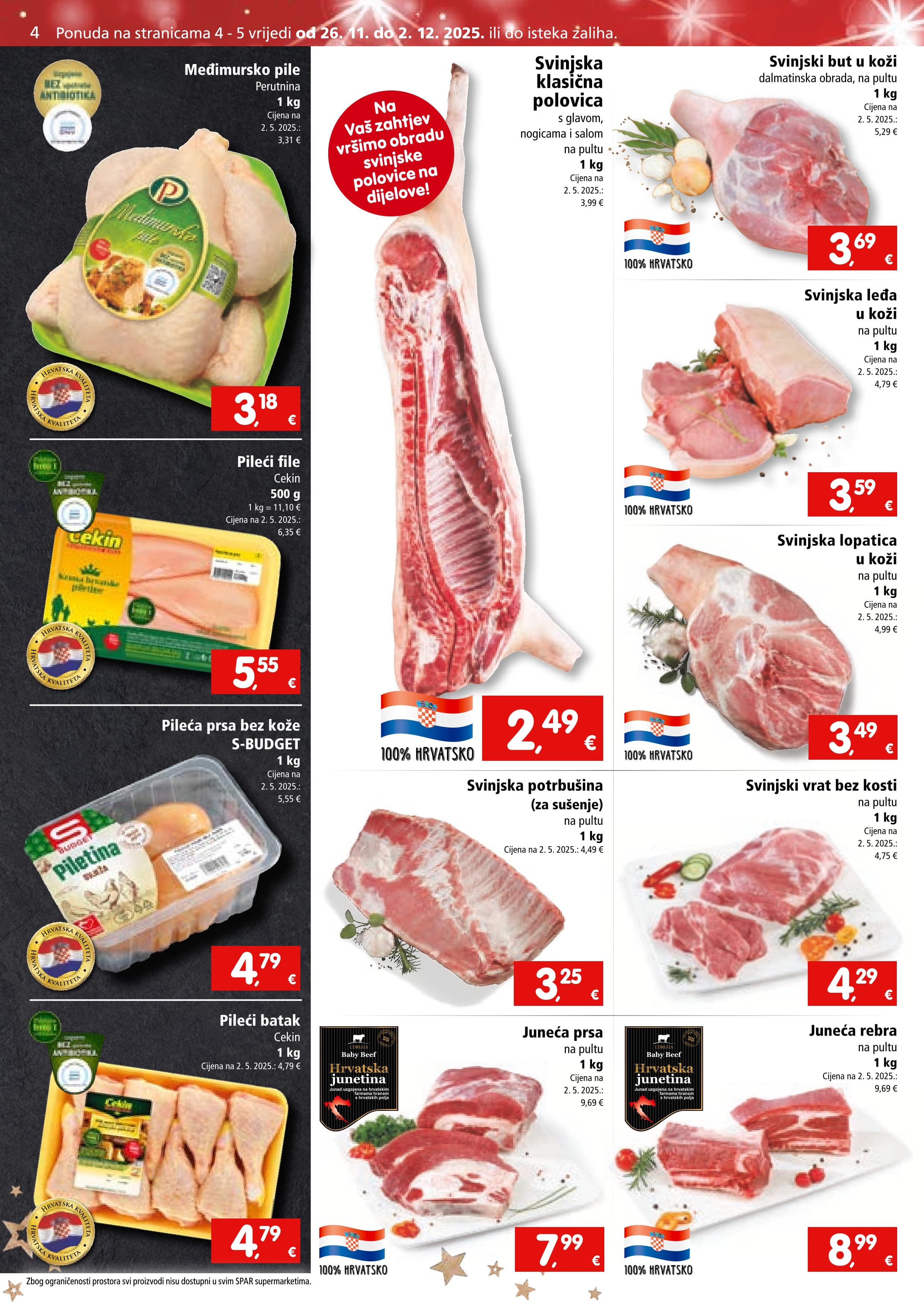 Stranica 4. Spar kataloga - Akcije od 26.11. do 02.12.2025.