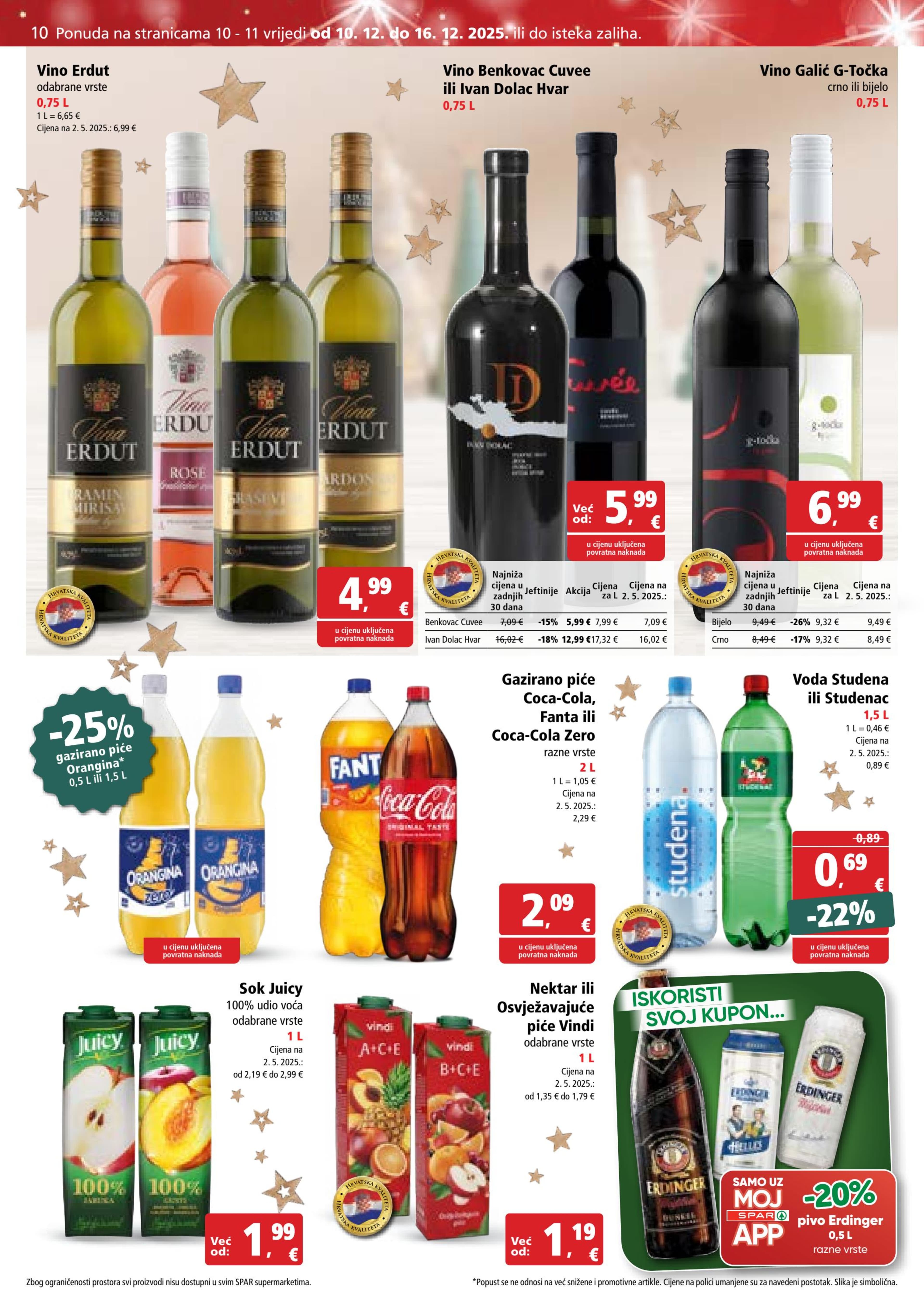 Stranica 10. Spar kataloga - Akcije od 10.12. do 16.12.2025.