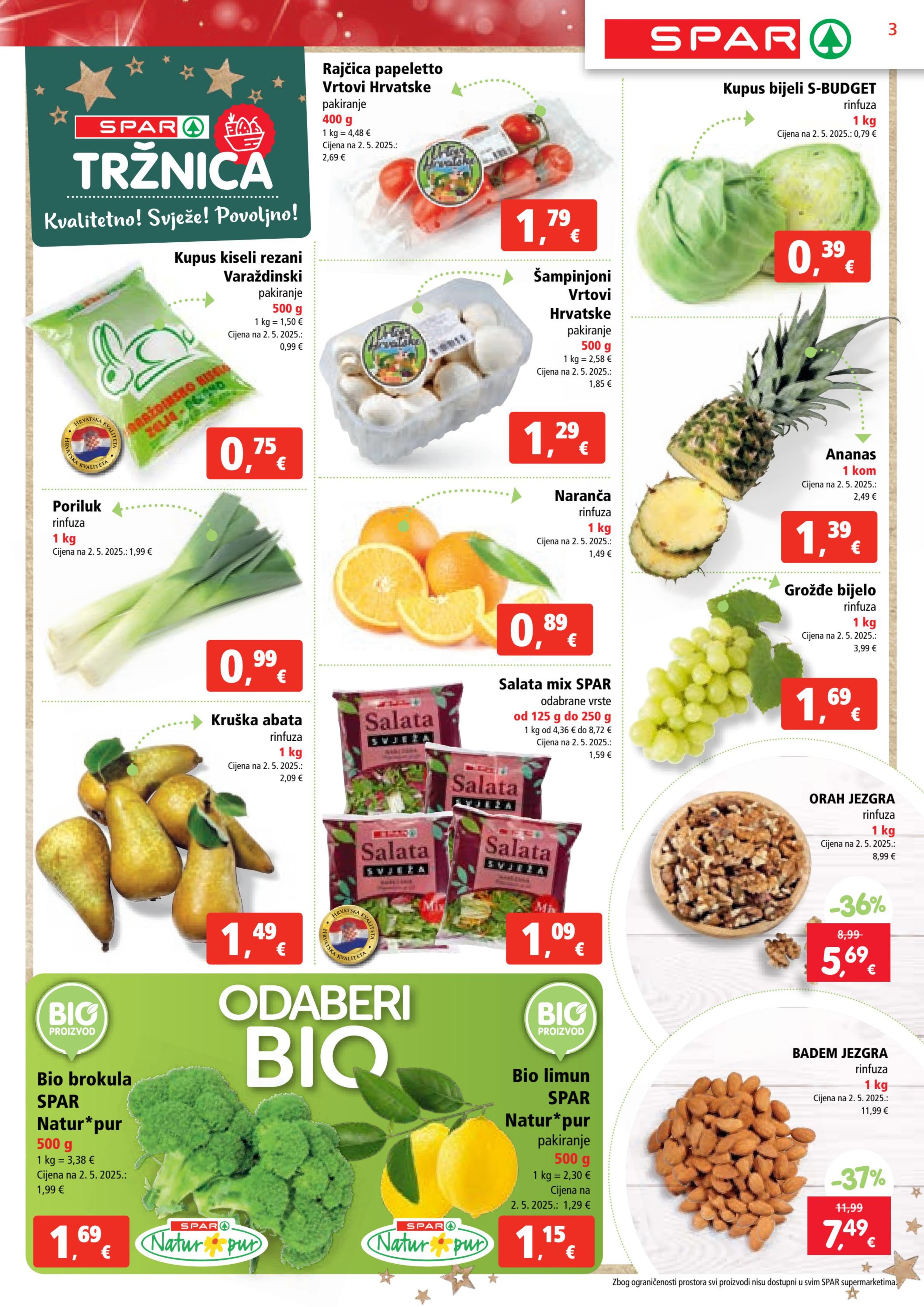 Stranica 3. Spar kataloga - Akcije od 10.12. do 16.12.2025.