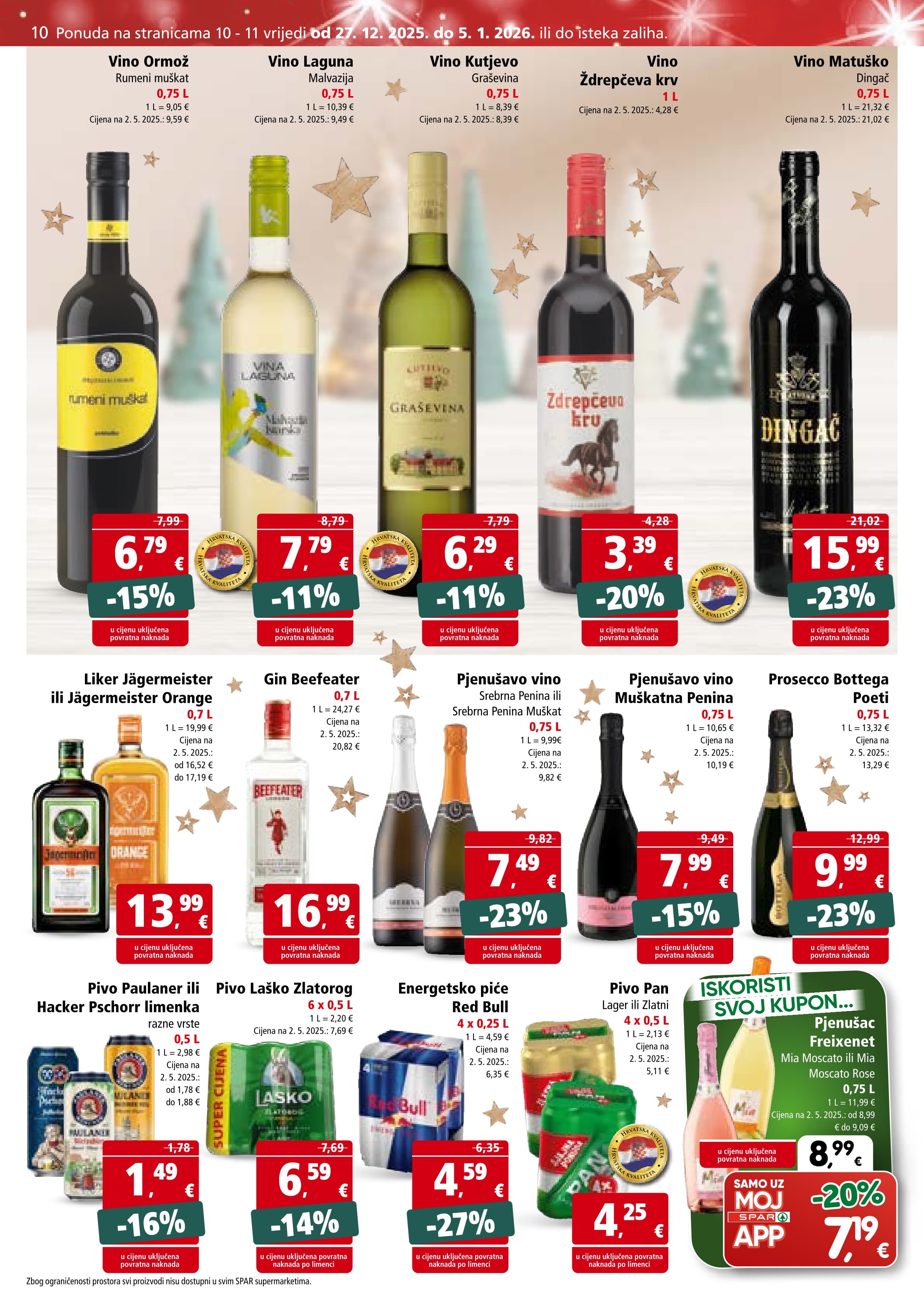 Stranica 10. Spar kataloga - Akcije od 27.12. do 05.01.2026.
