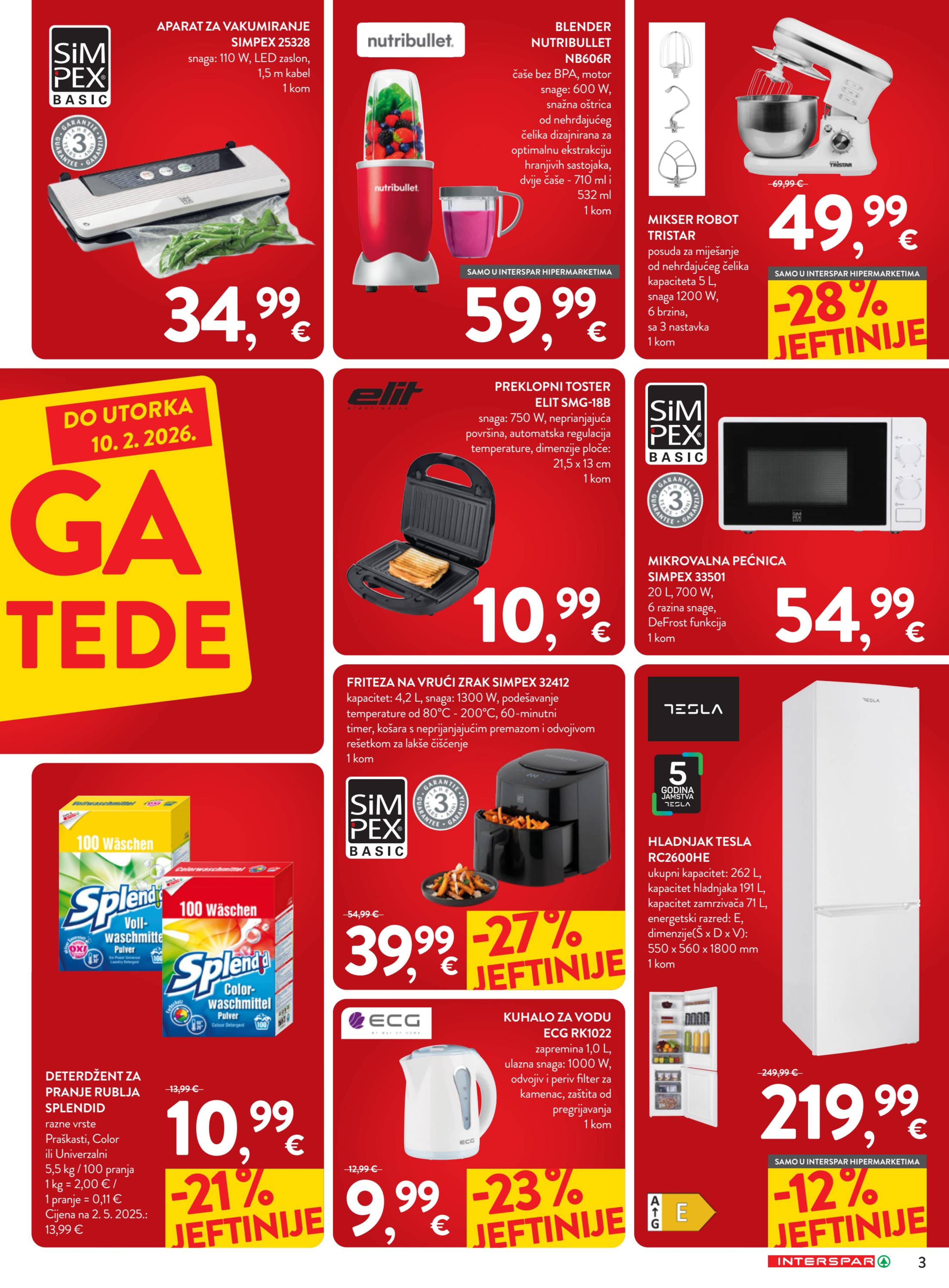 Stranica 3. Spar kataloga - Mega uštede