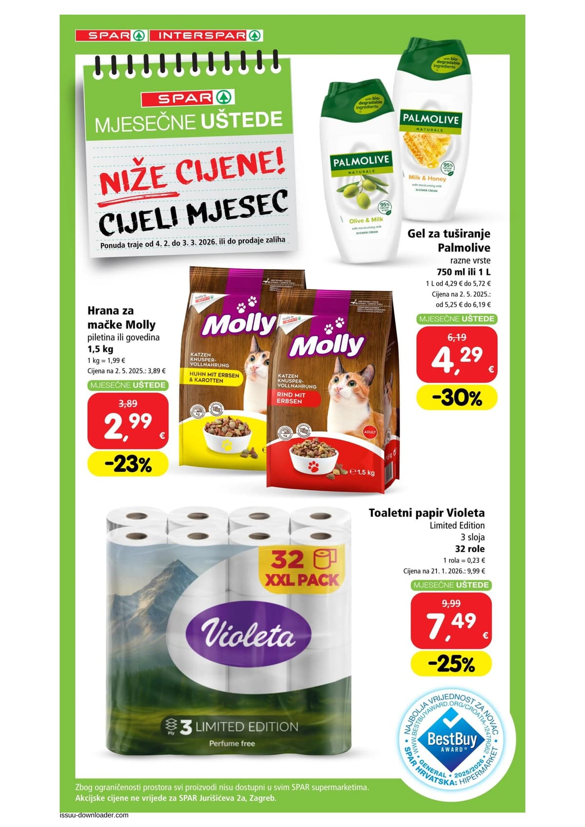 Stranica 4. Spar kataloga - Mjesečne Uštede