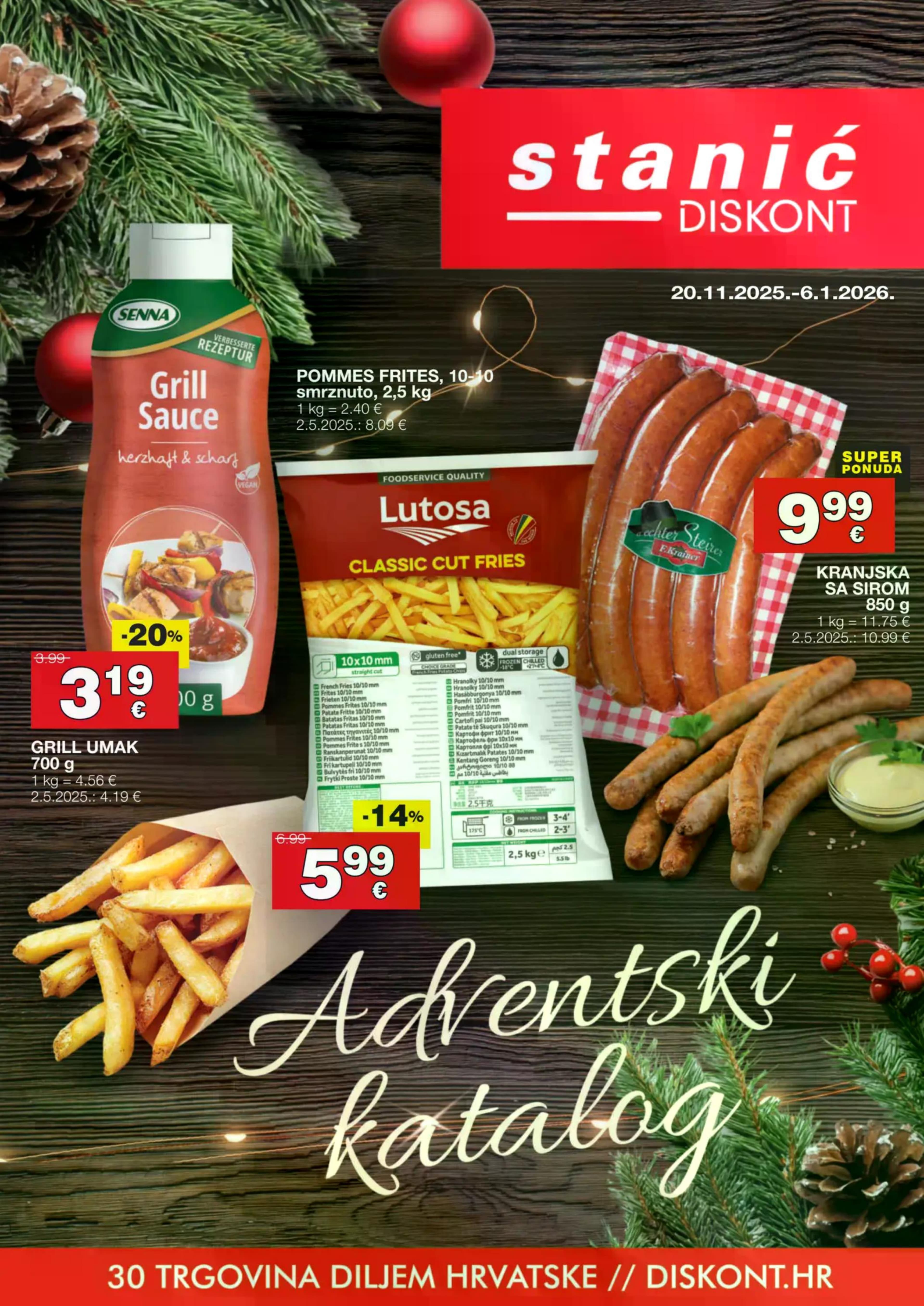 Page from catalog: Adventski katalog