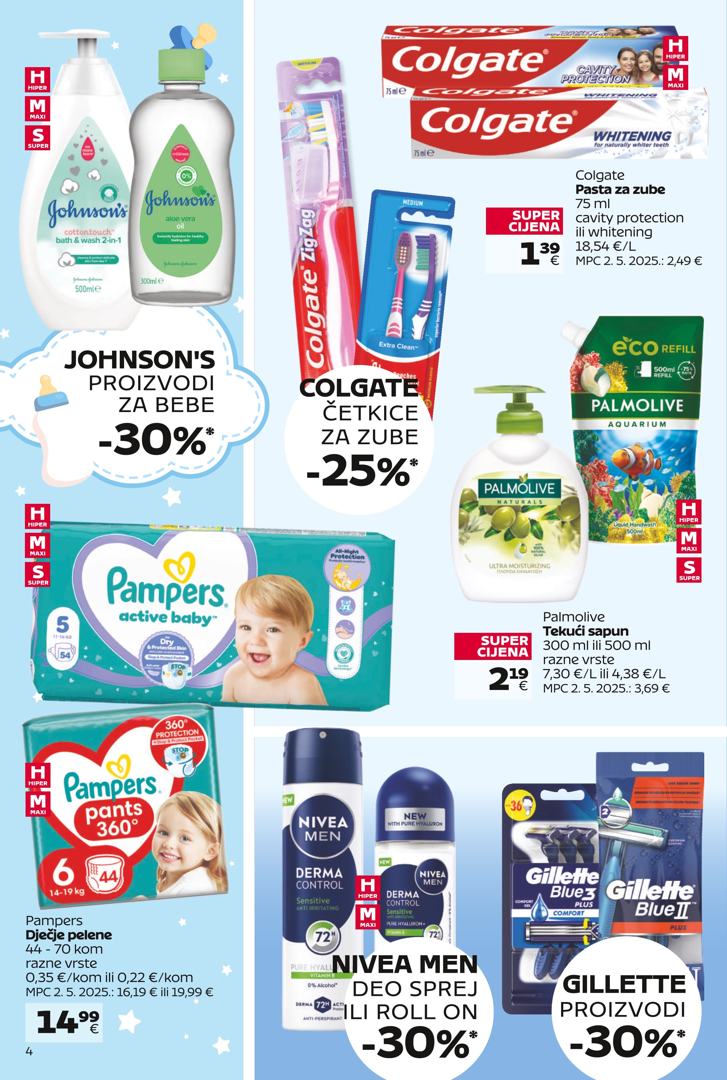 Page from catalog: Njega i čistoća