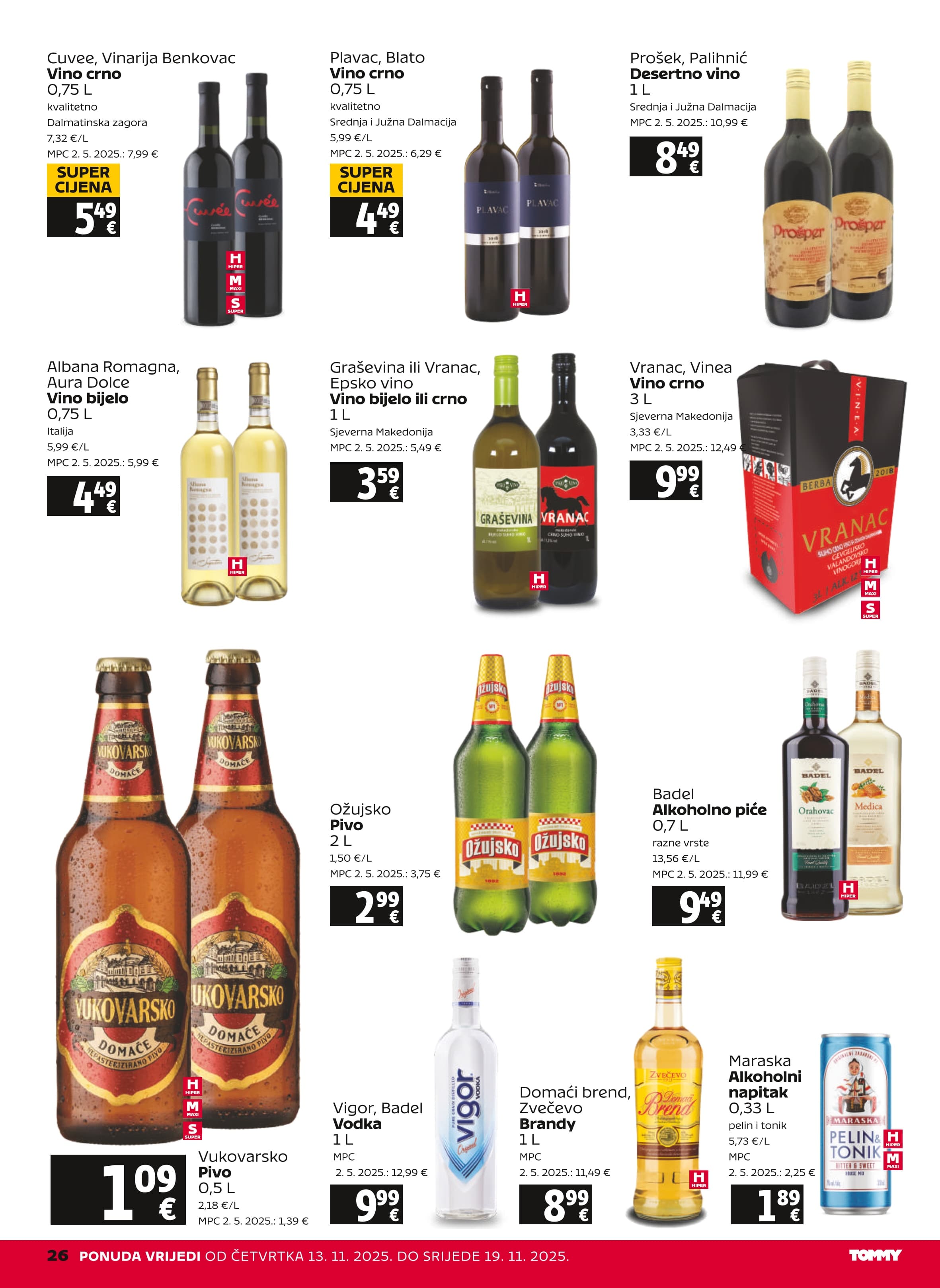 Page from catalog: Akcijska ponuda