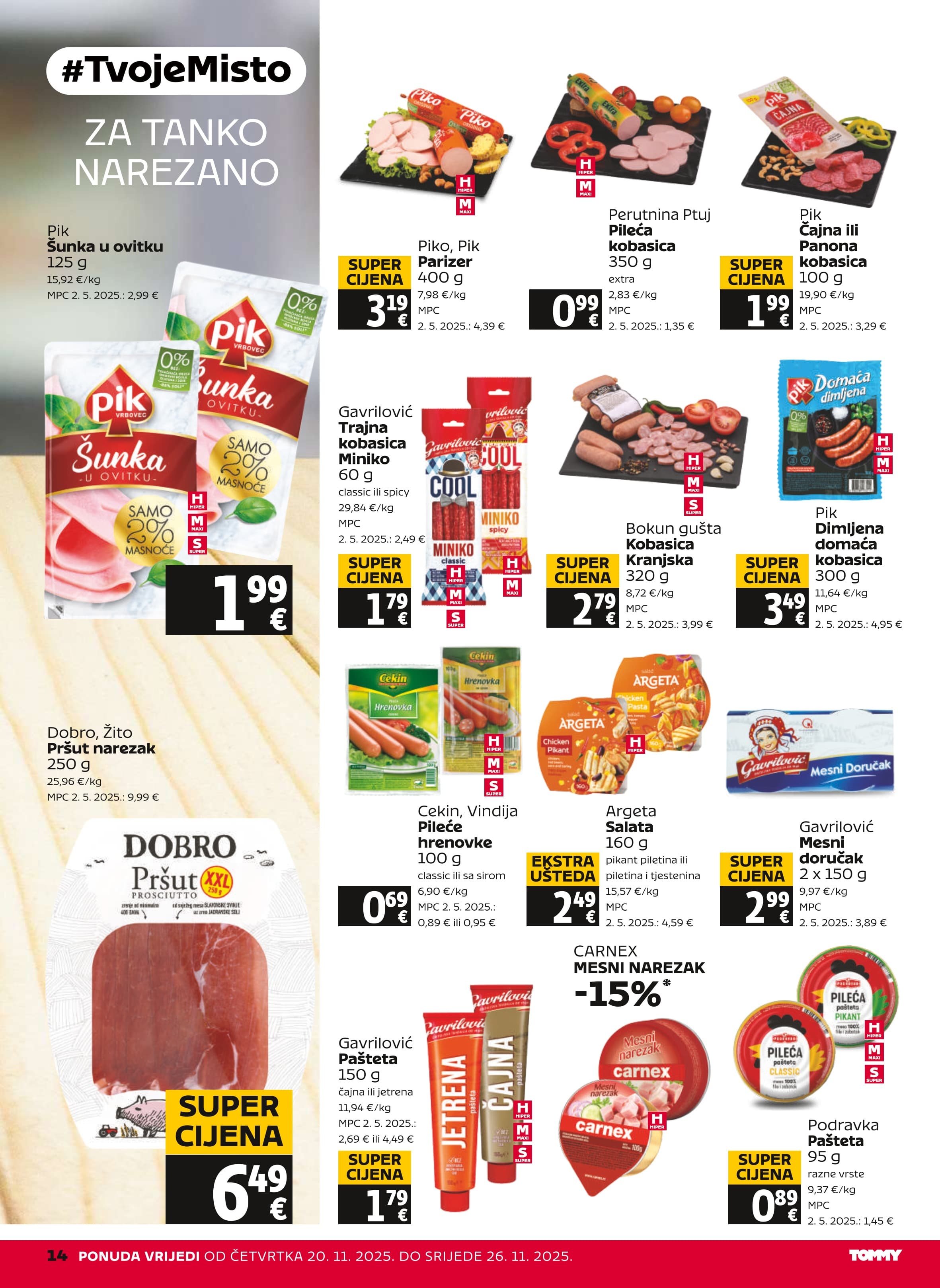 Page from catalog: Akcijska ponuda