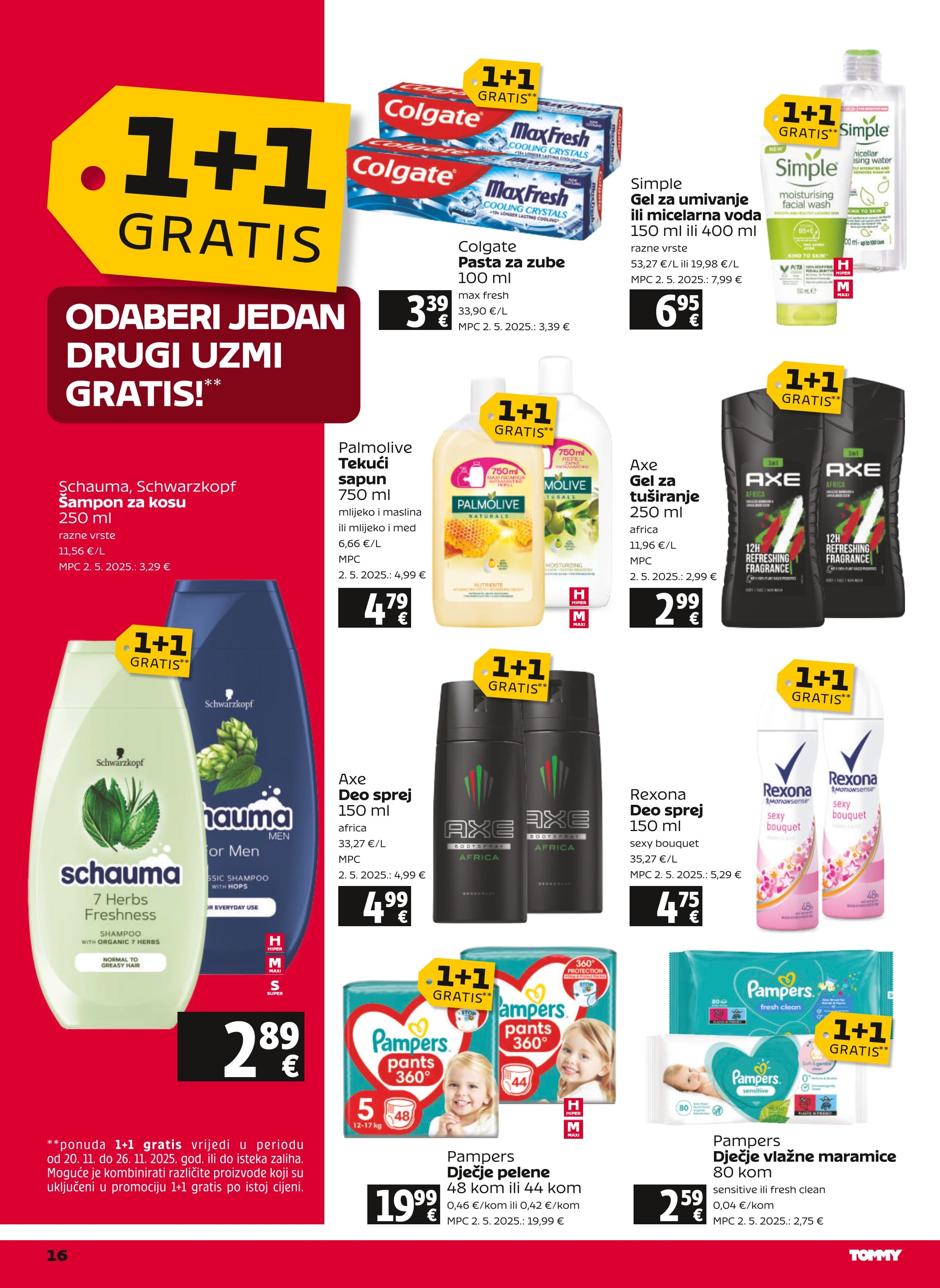 Stranica 16. Tommy kataloga - Akcije od 20.11. do 26.11.2025.