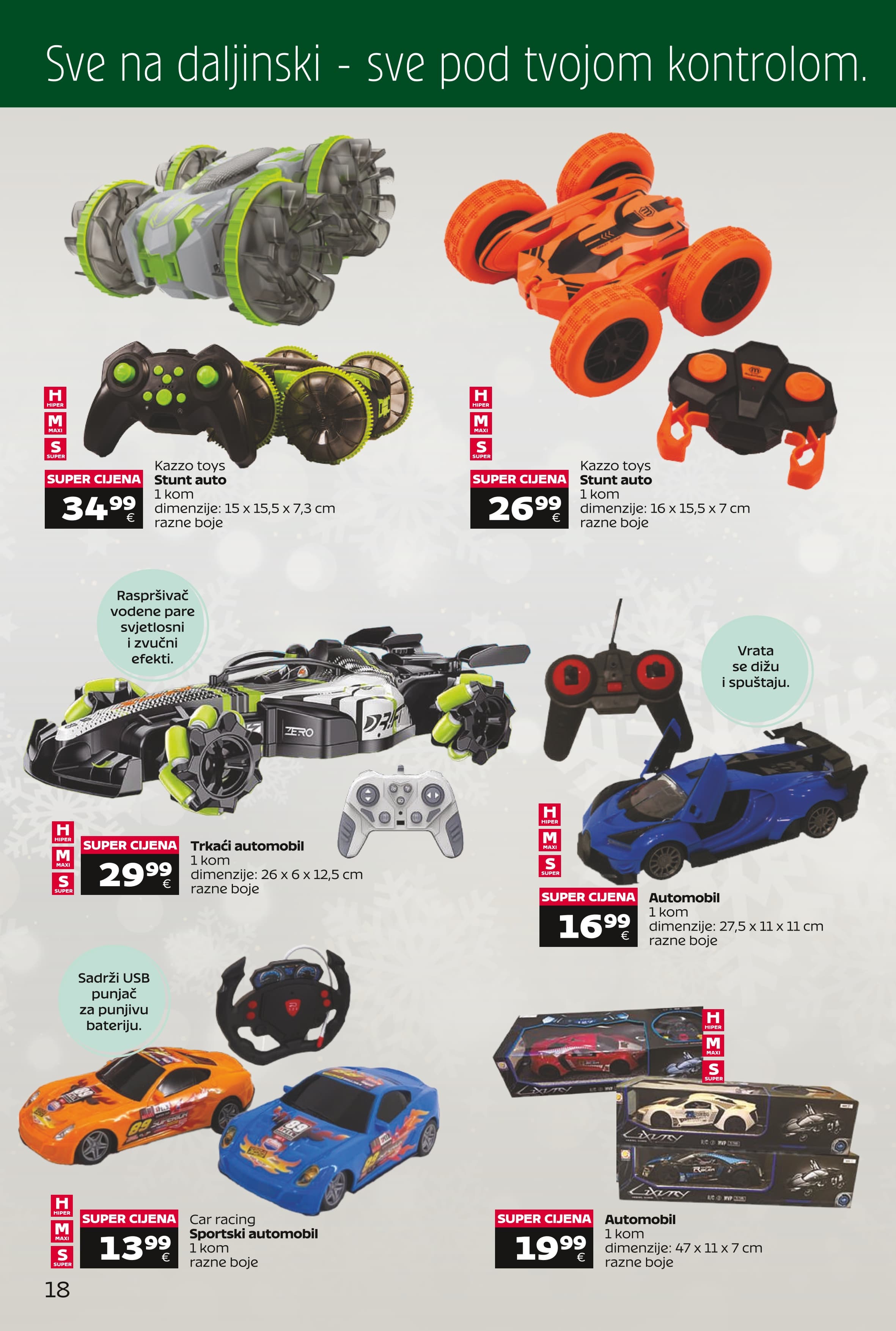 Page from catalog: Super ponuda za mališane