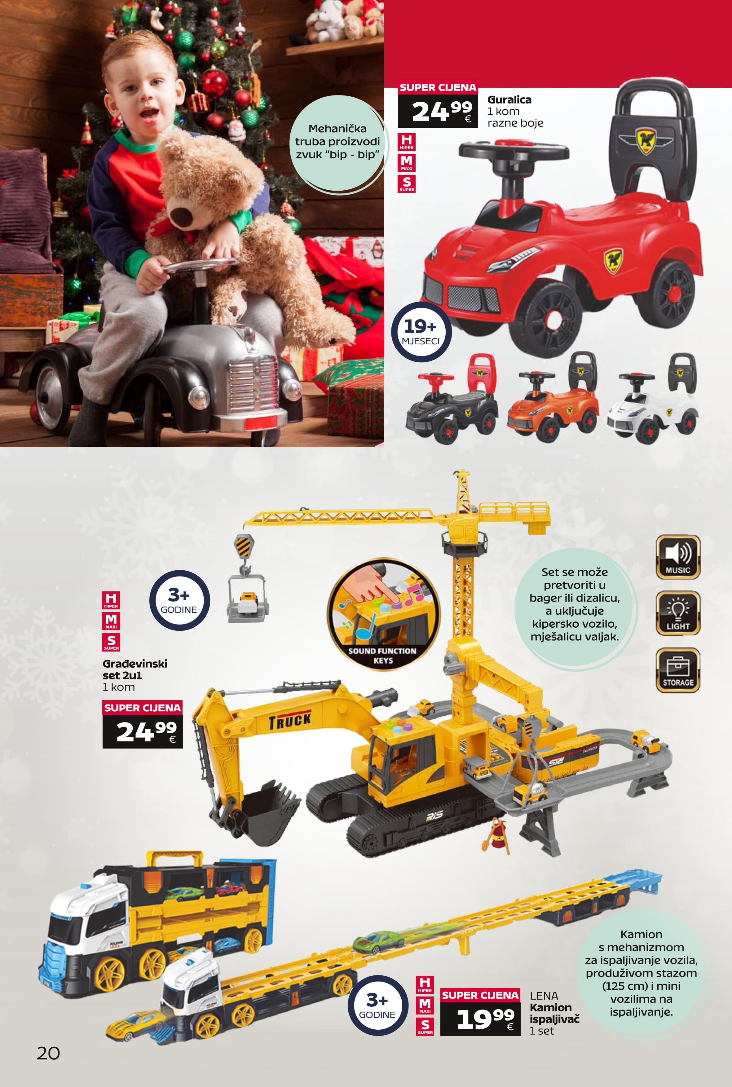 Page from catalog: Super ponuda za mališane