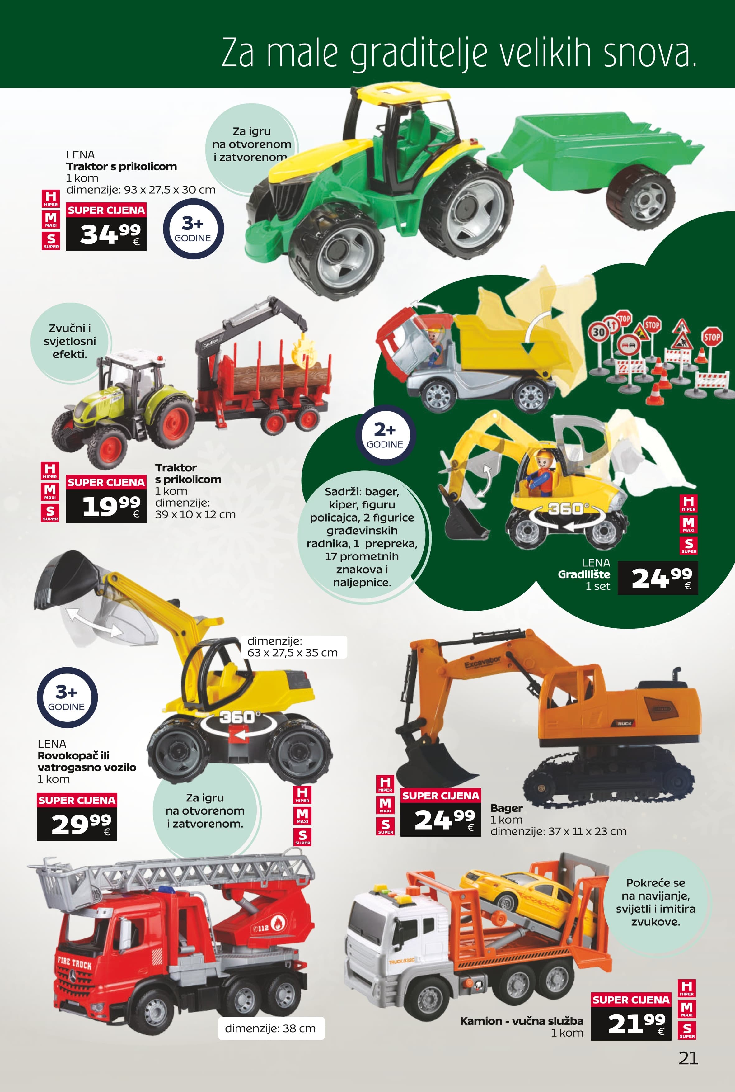 Page from catalog: Super ponuda za mališane