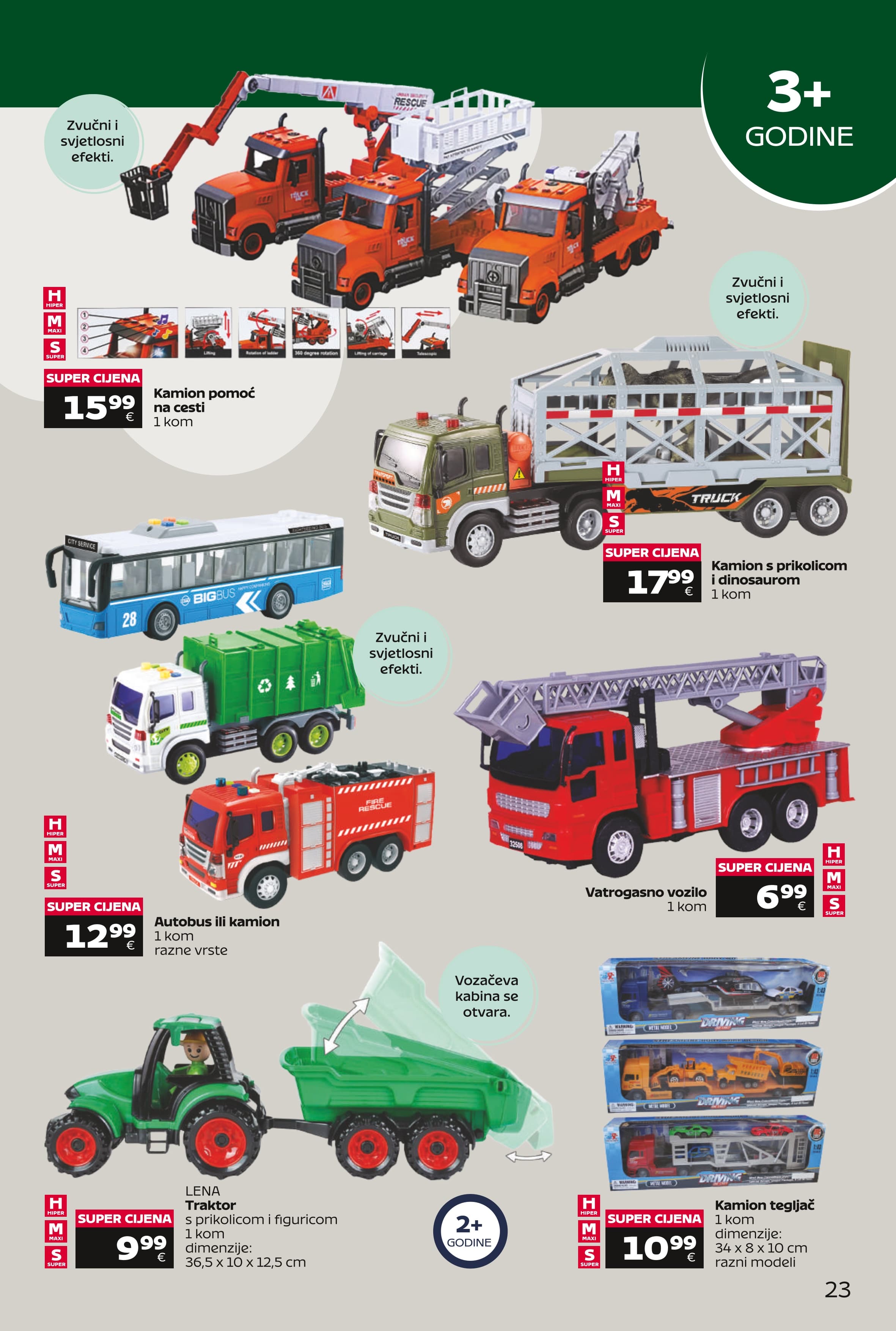 Page from catalog: Super ponuda za mališane