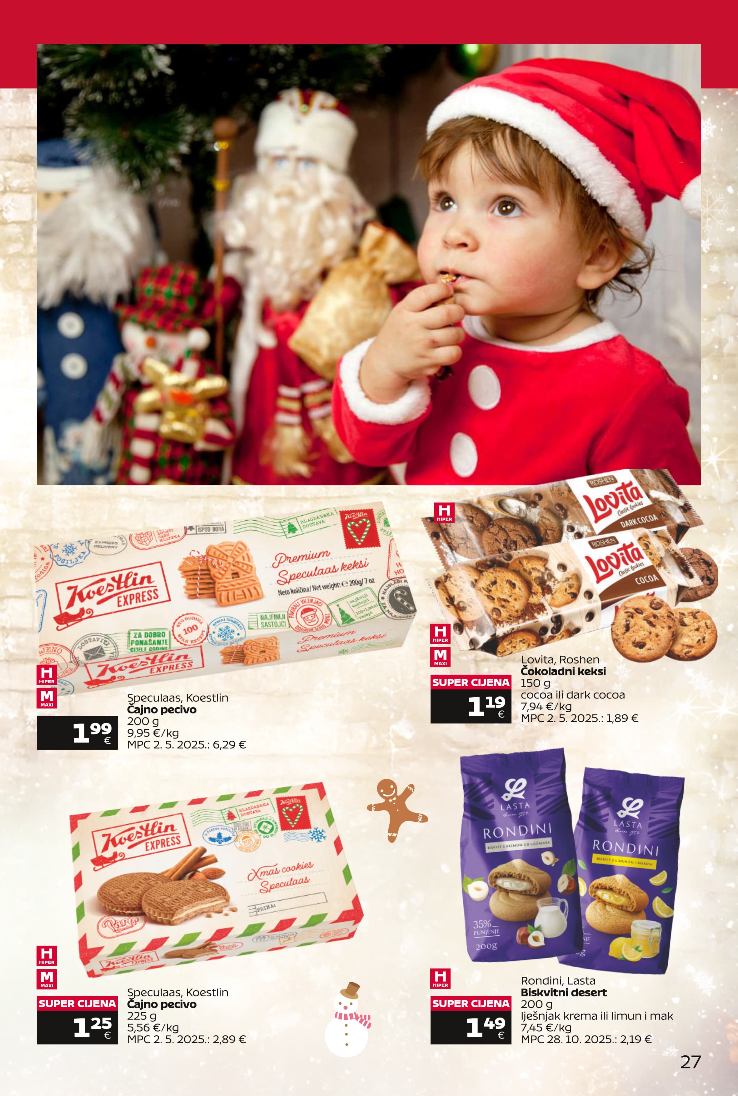 Page from catalog: Super ponuda za mališane