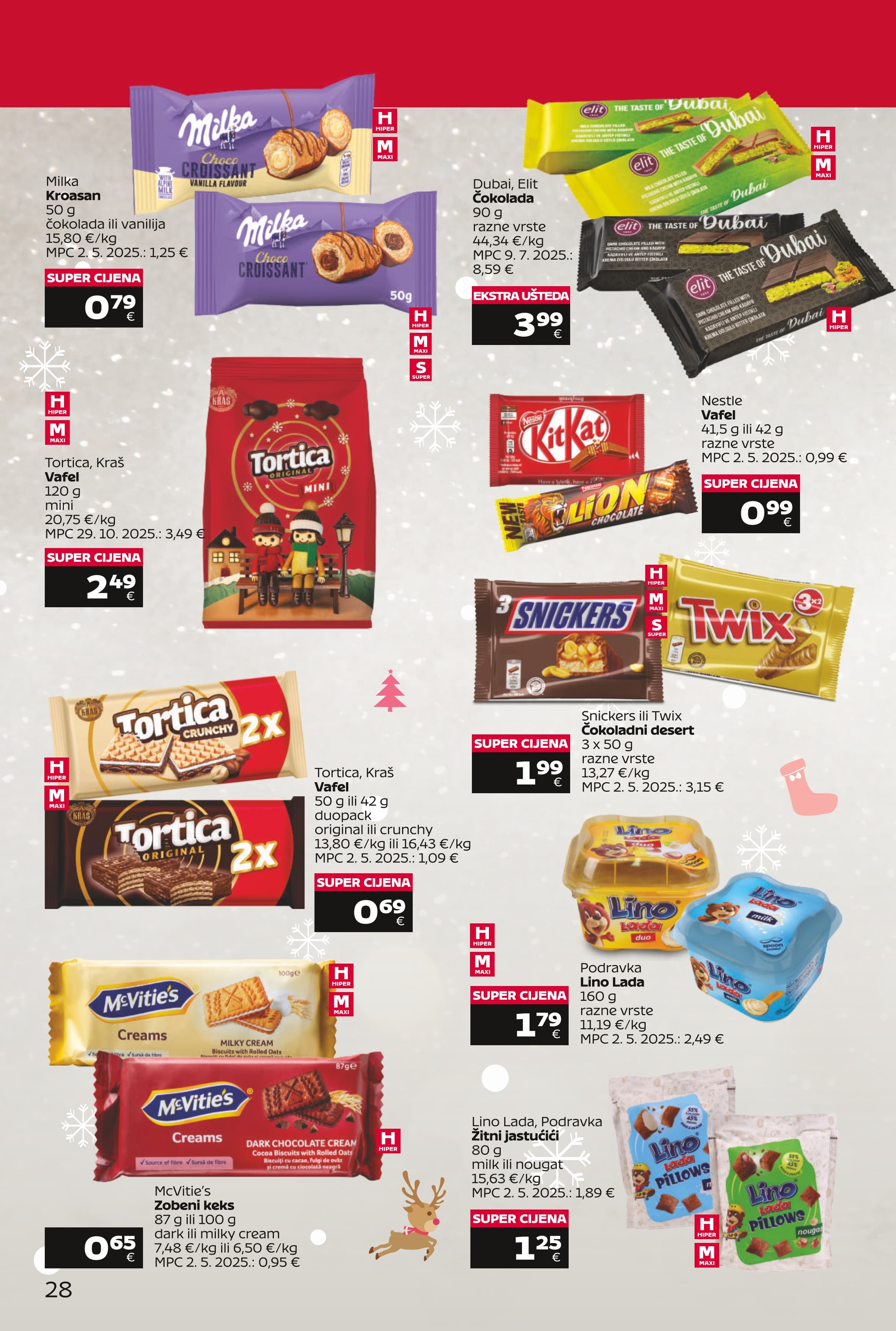 Page from catalog: Super ponuda za mališane