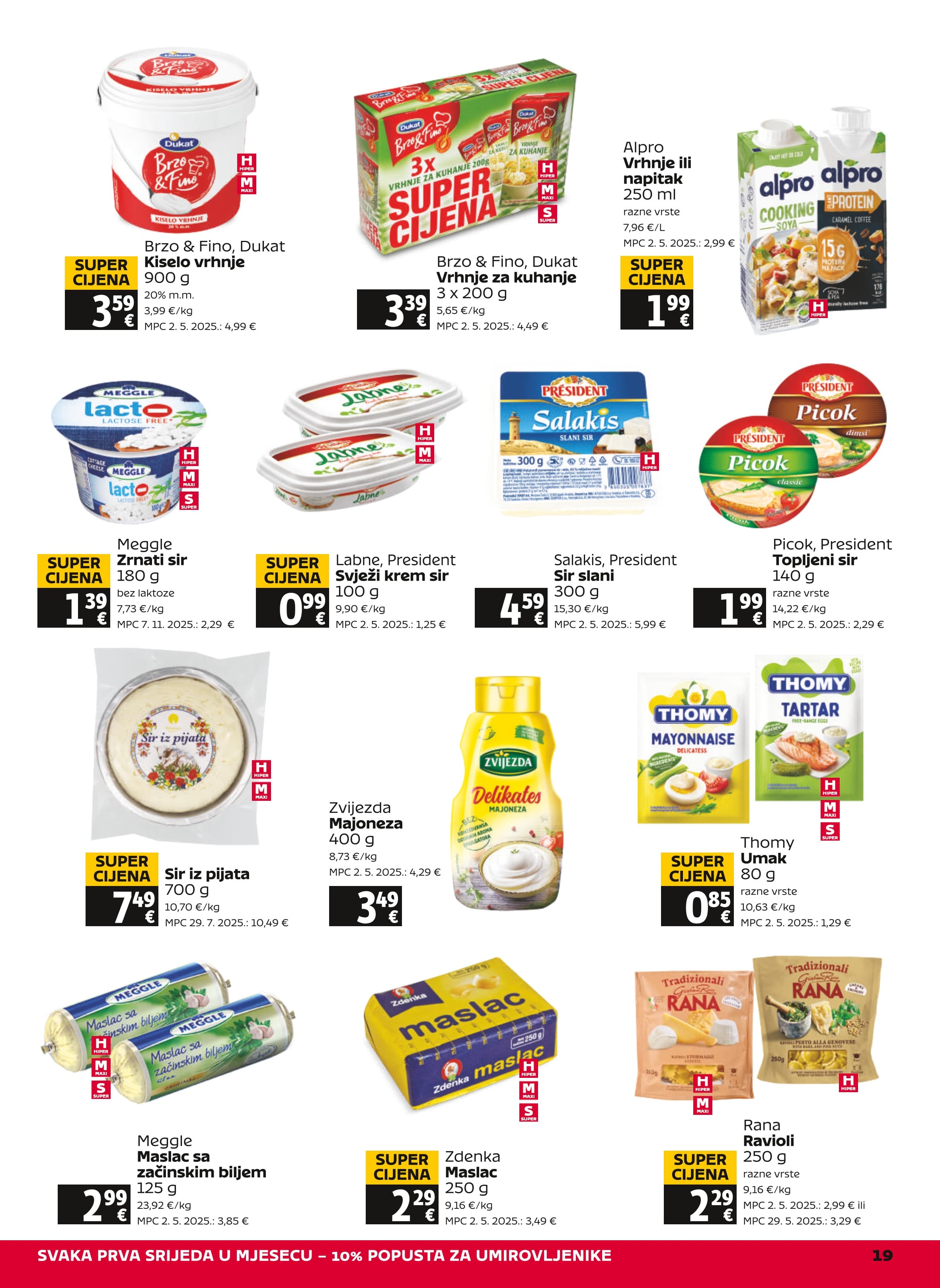 Page from catalog: Akcijska ponuda