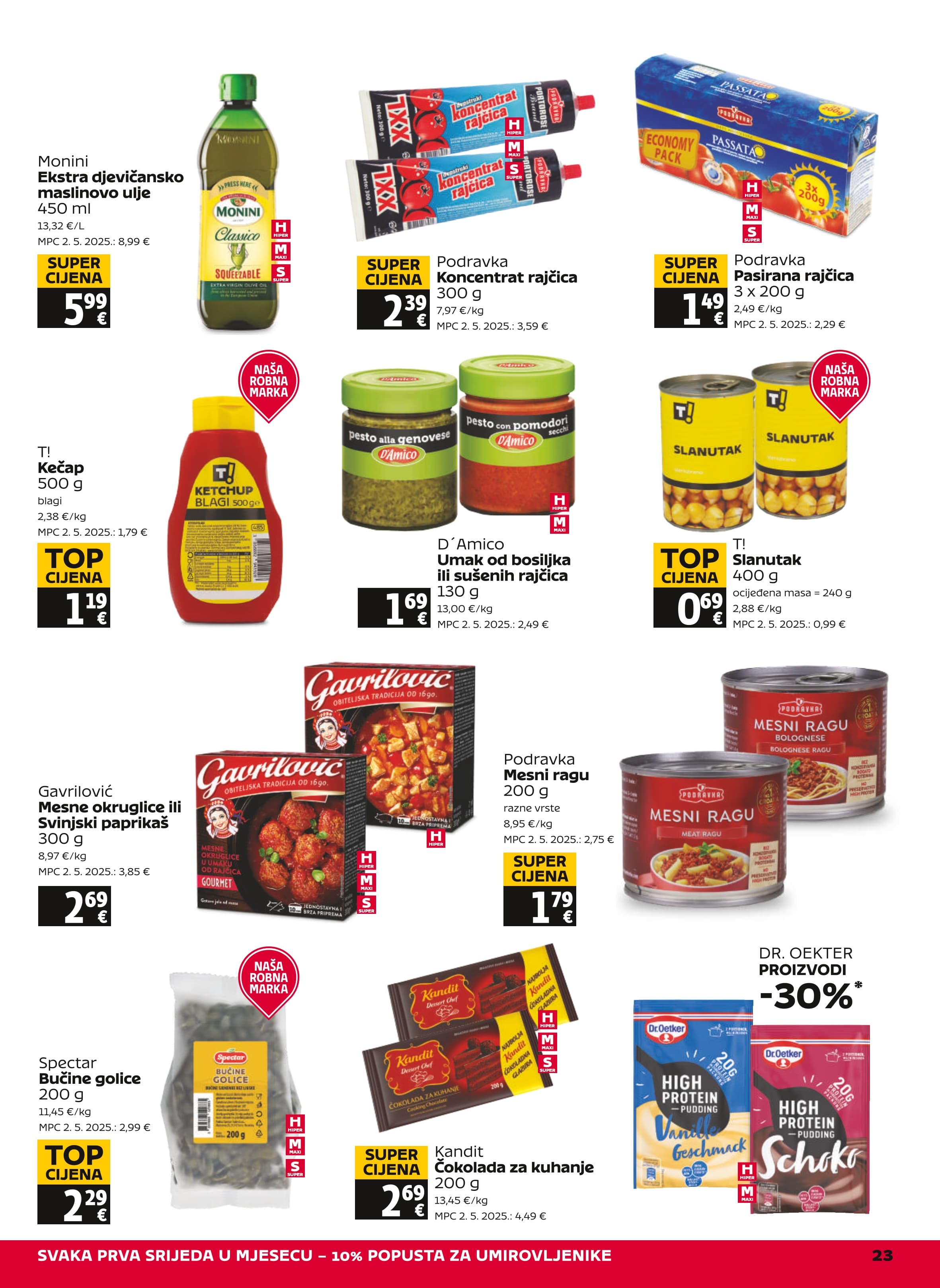 Page from catalog: Akcijska ponuda