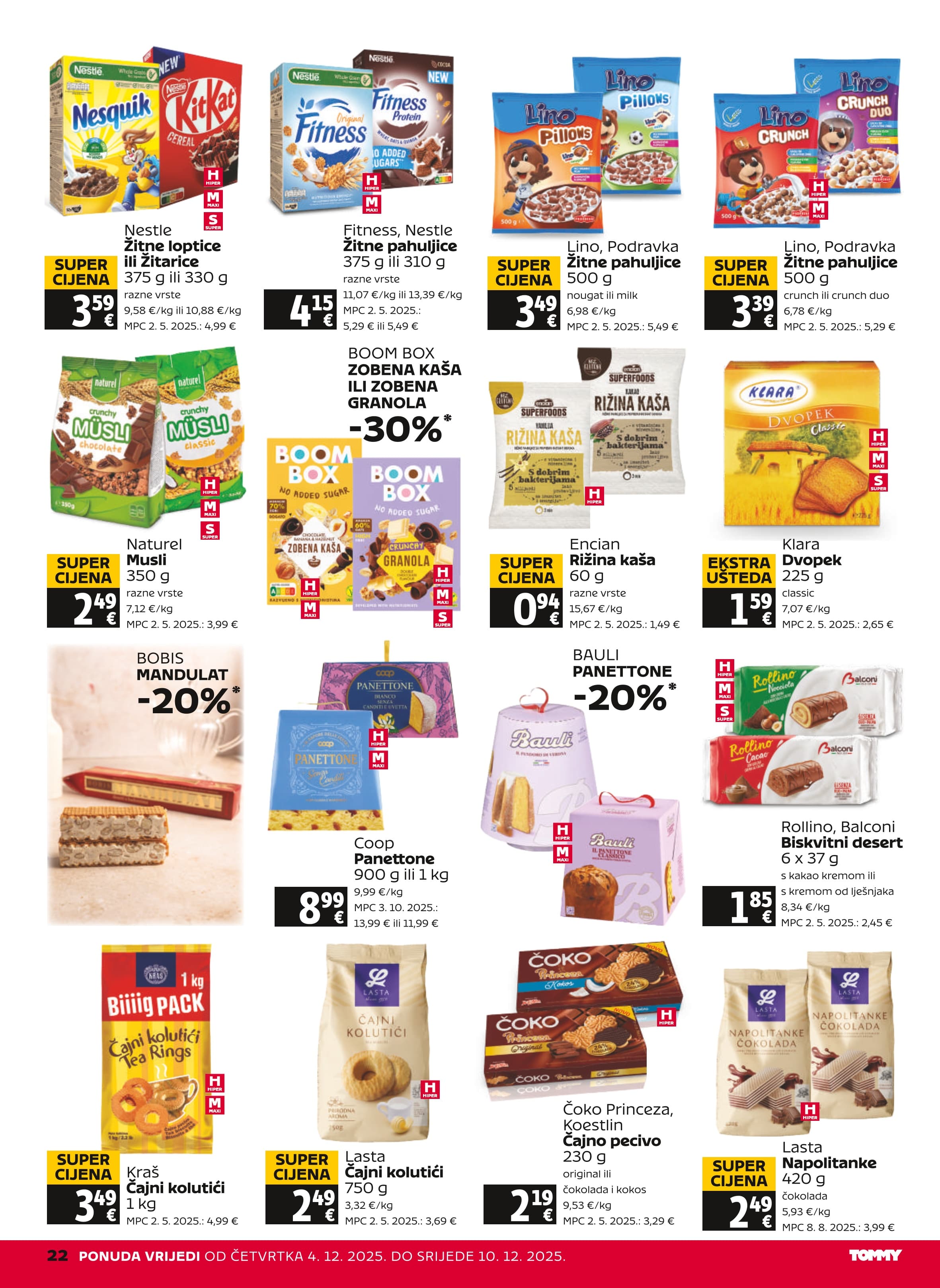 Stranica 22. Tommy kataloga - Akcije od 04.12. do 10.12.2025.