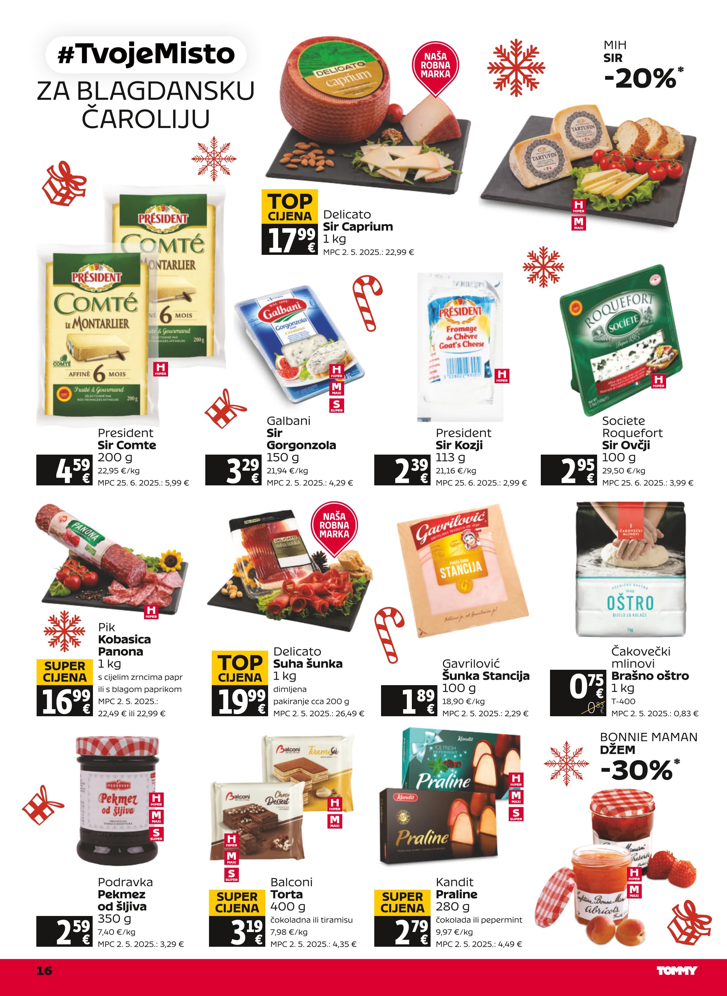 Stranica 16. Tommy kataloga - Akcije od 11.12. do 17.12.2025.