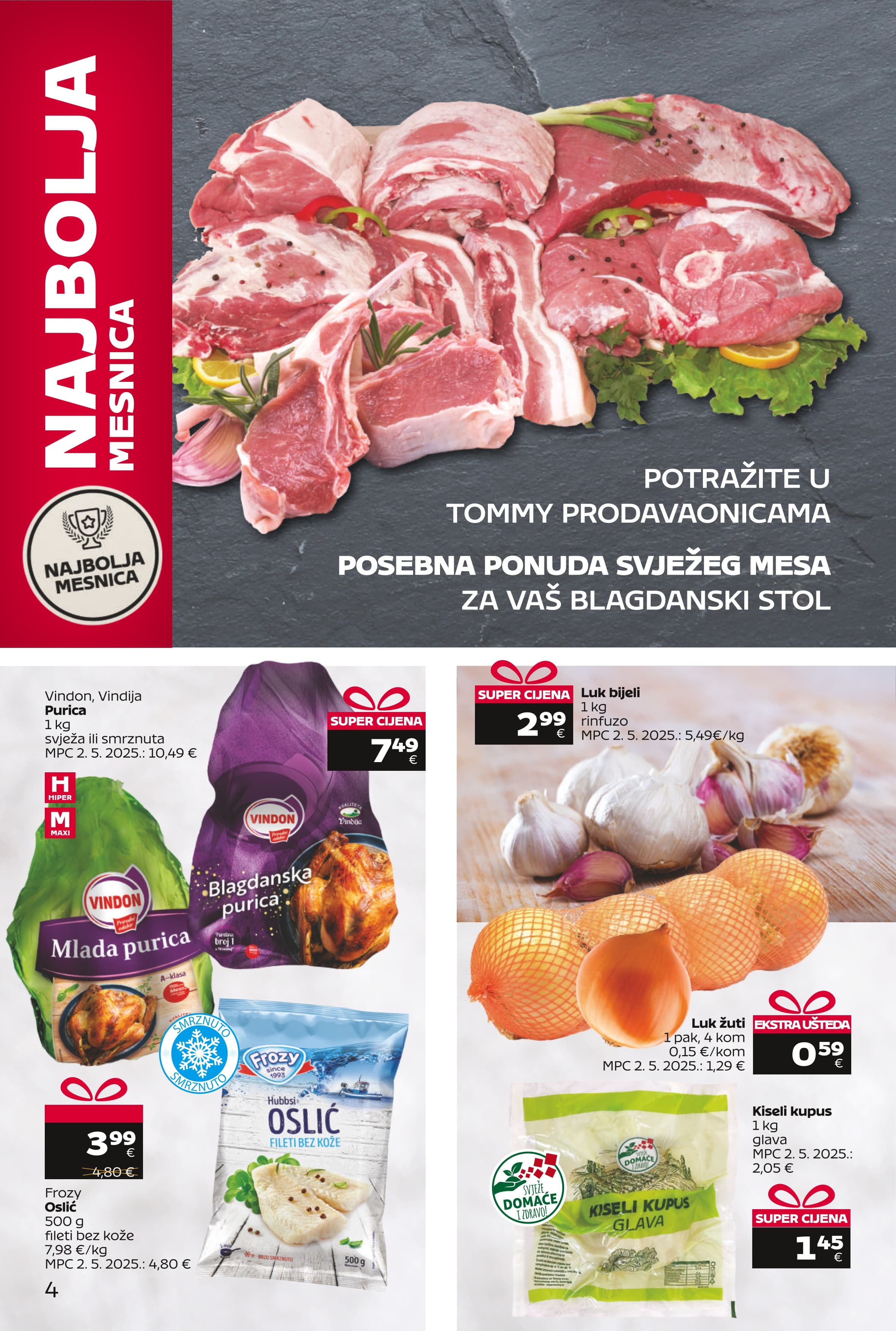 Page from catalog: Blagdanska super ponuda