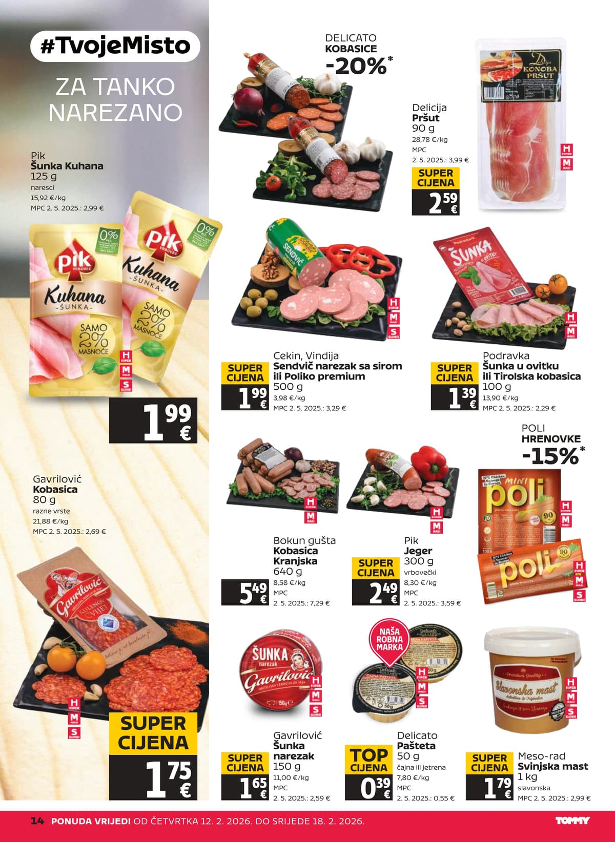 Stranica 14. Tommy kataloga - Tjedna Akcija od 14.02.2026.