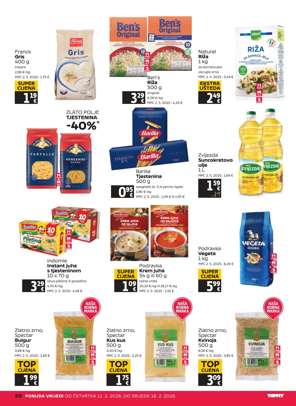 Stranica 20. Tommy kataloga - Tjedna Akcija od 14.02.2026.
