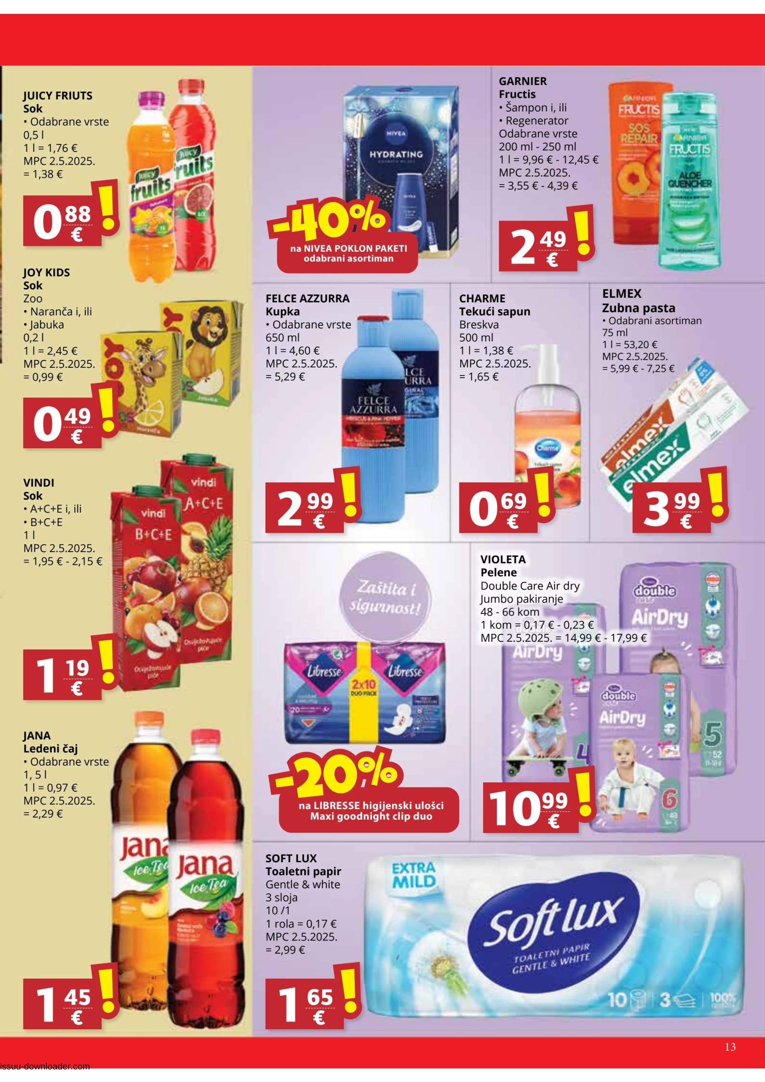 Page from catalog: Akcijska ponuda