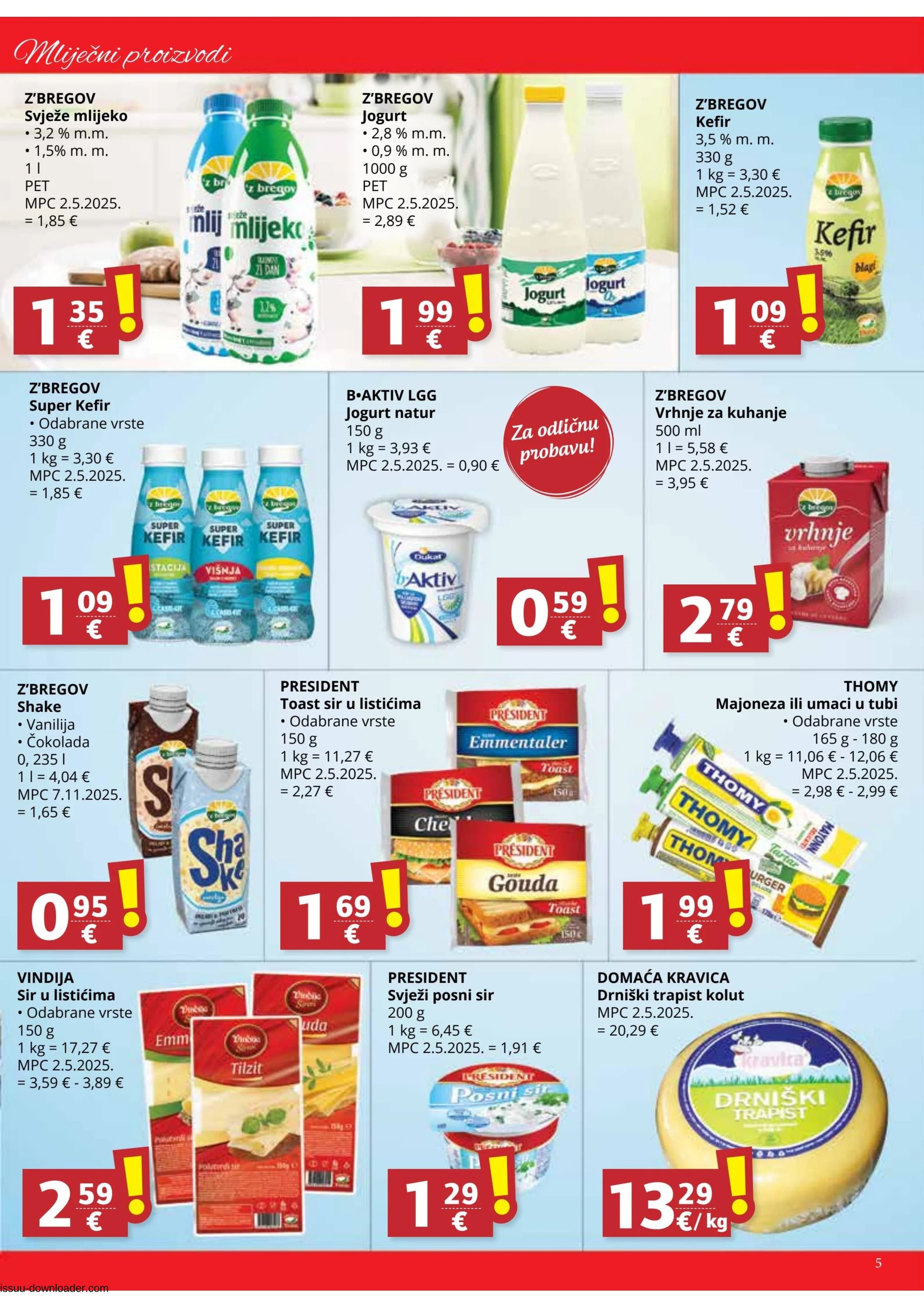 Page from catalog: Akcijska ponuda