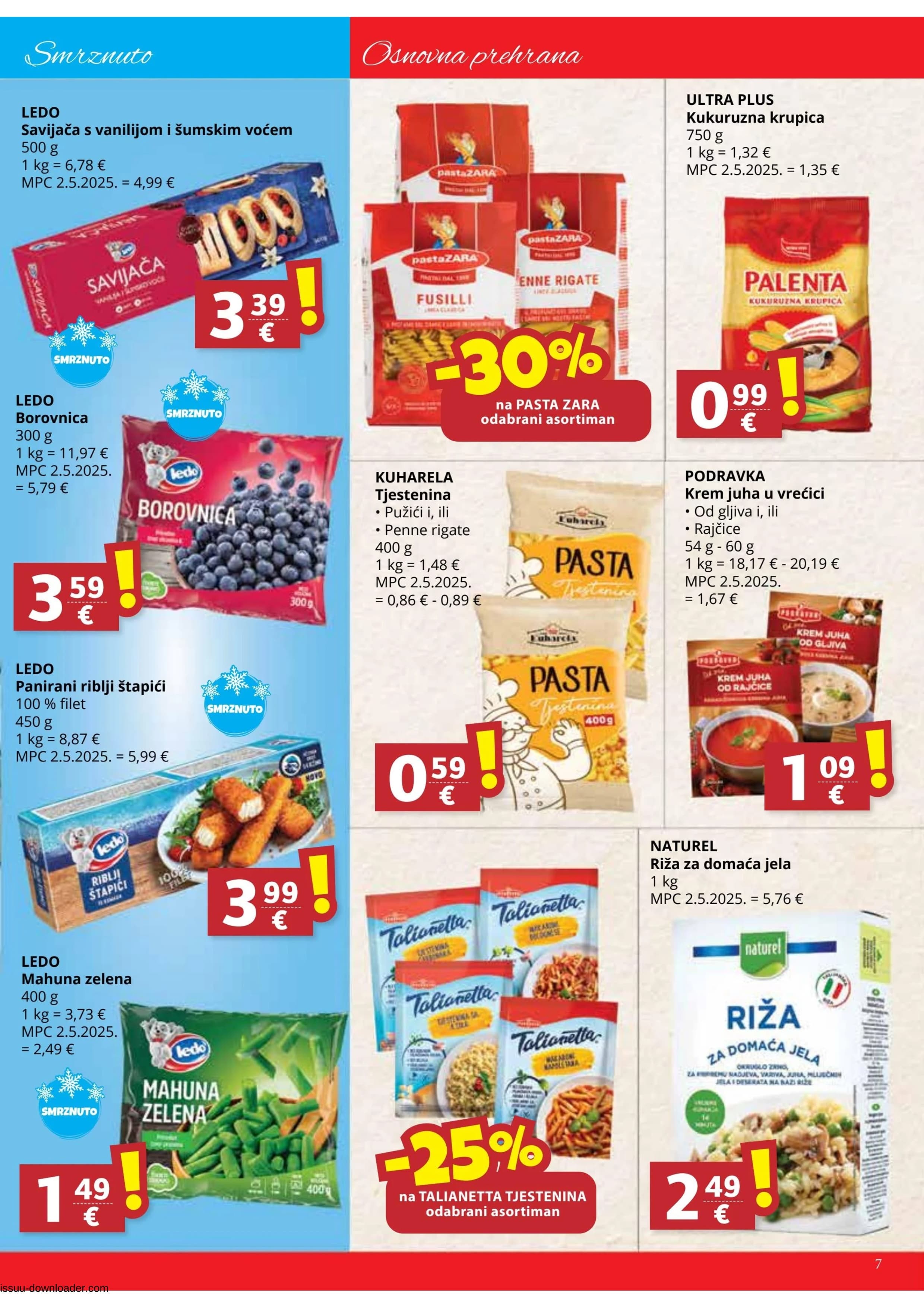 Page from catalog: Akcijska ponuda