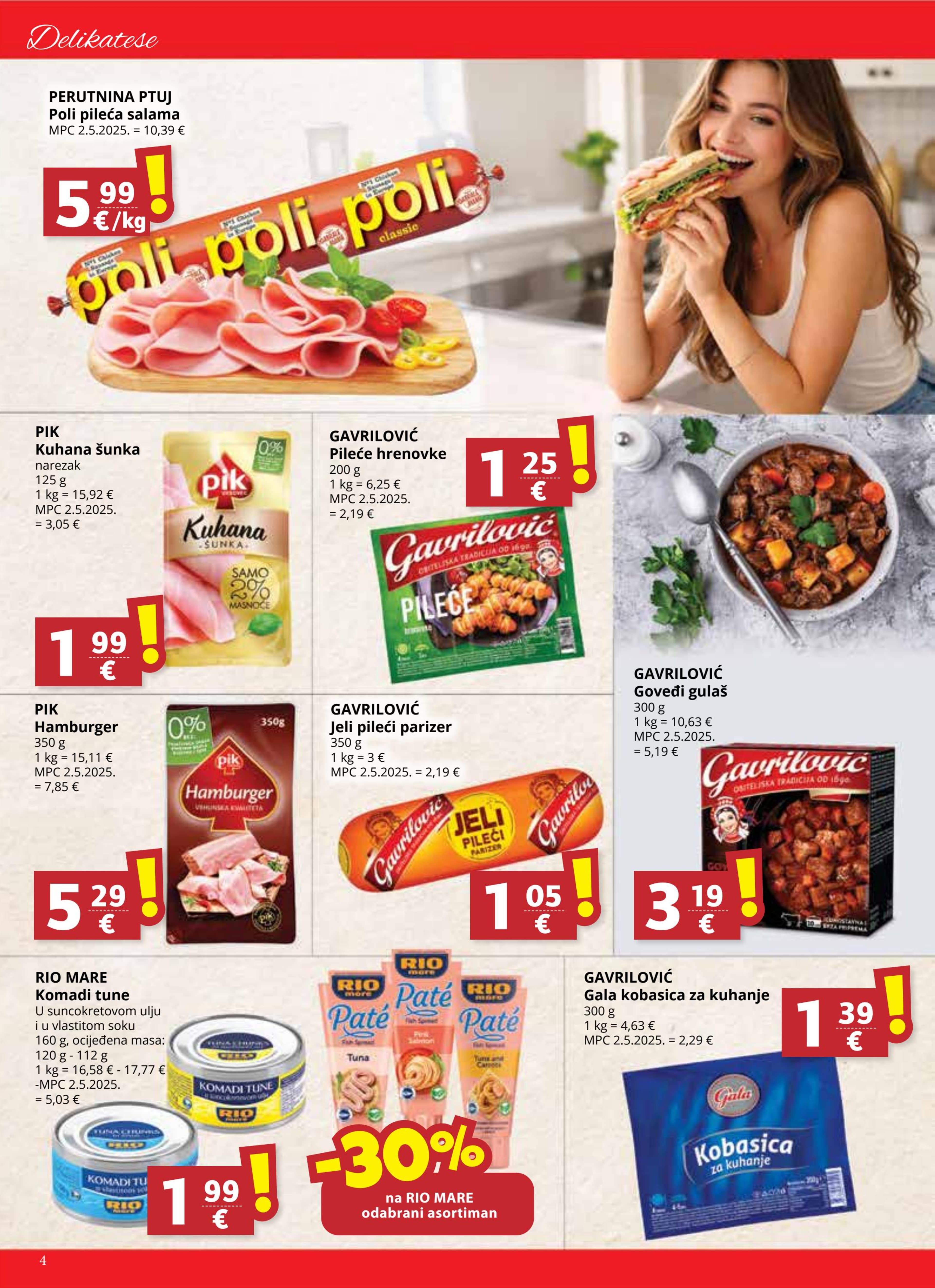 Page from catalog: Akcijska ponuda