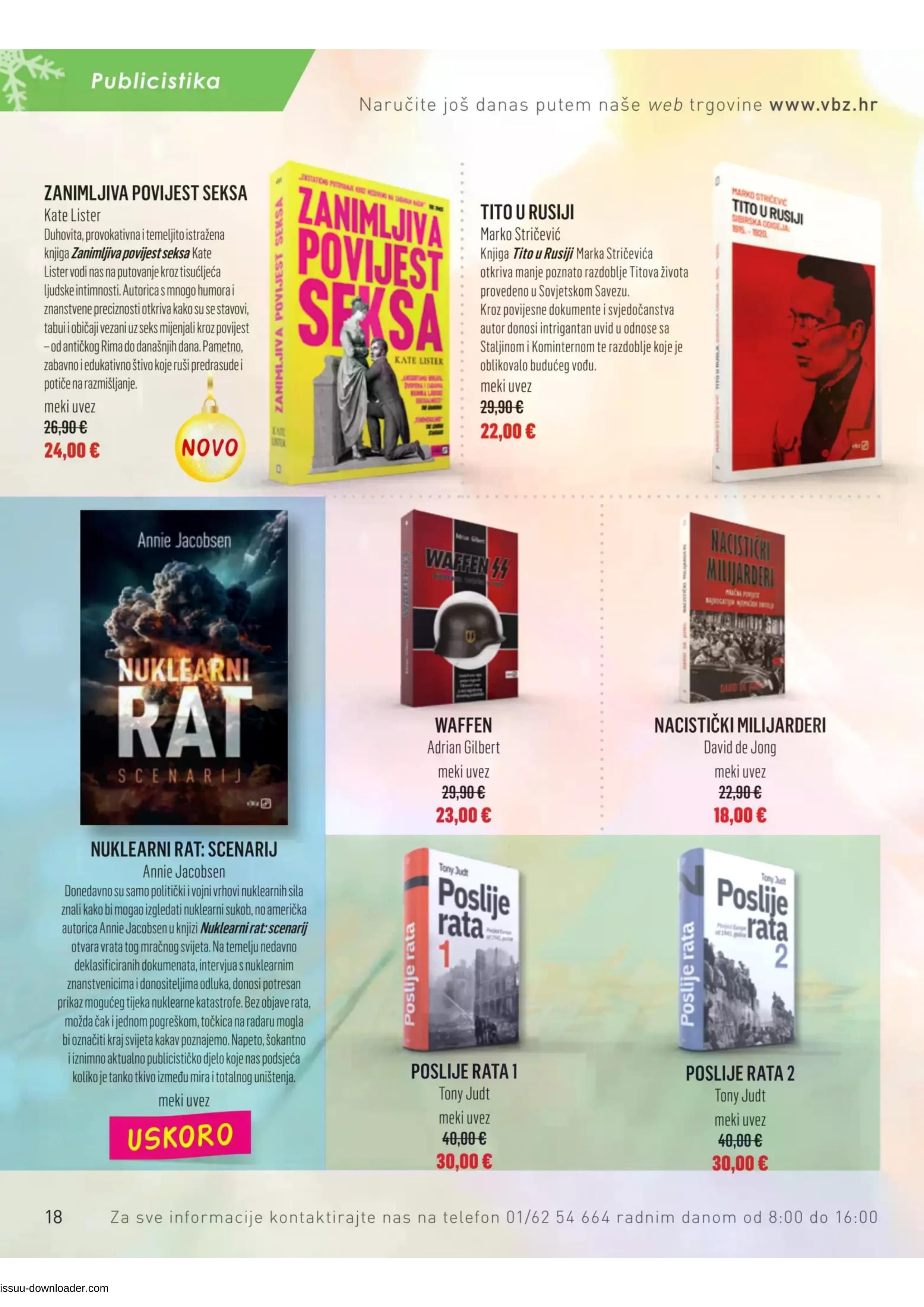 Page from catalog: Božični katalog