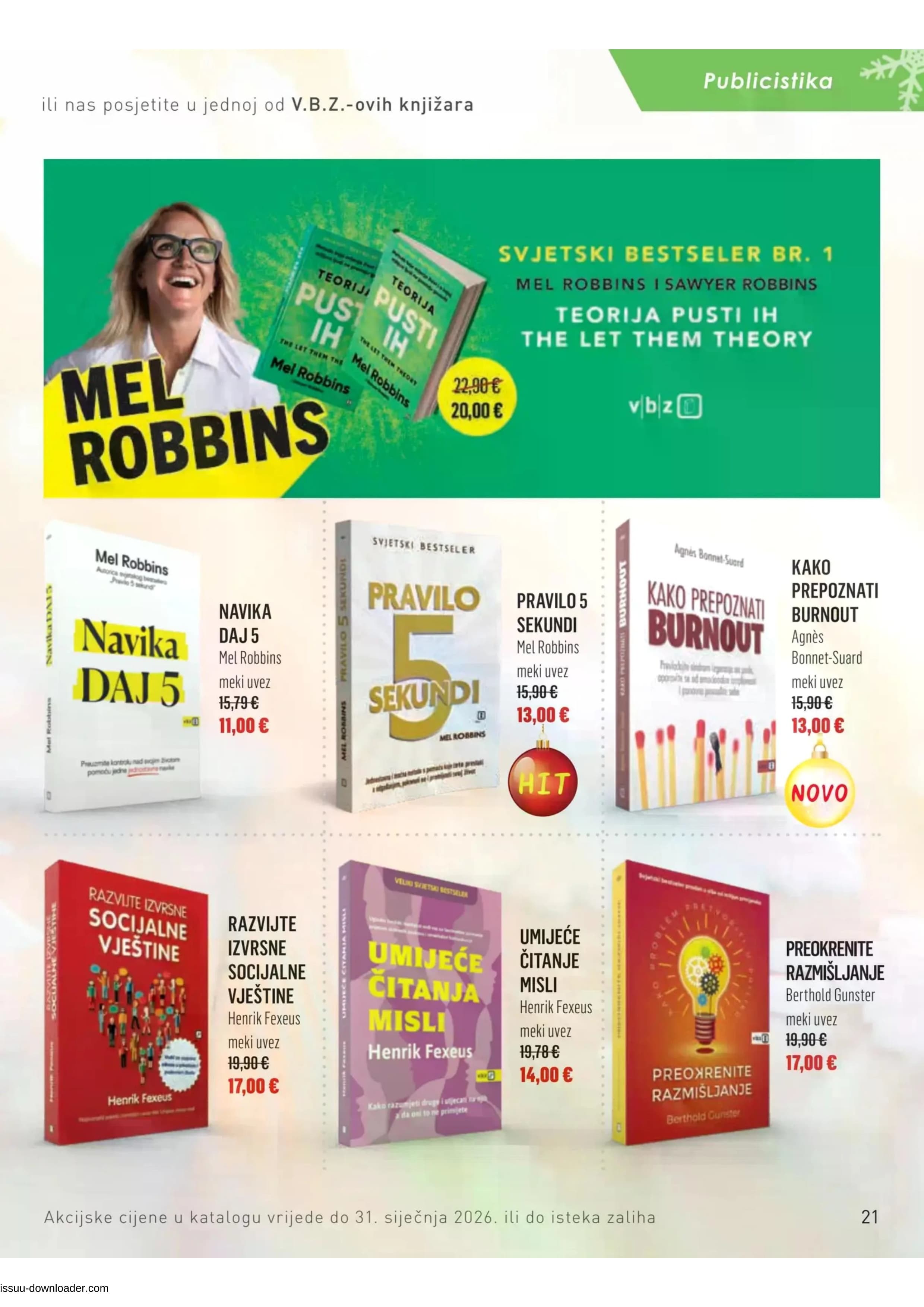 Page from catalog: Božični katalog