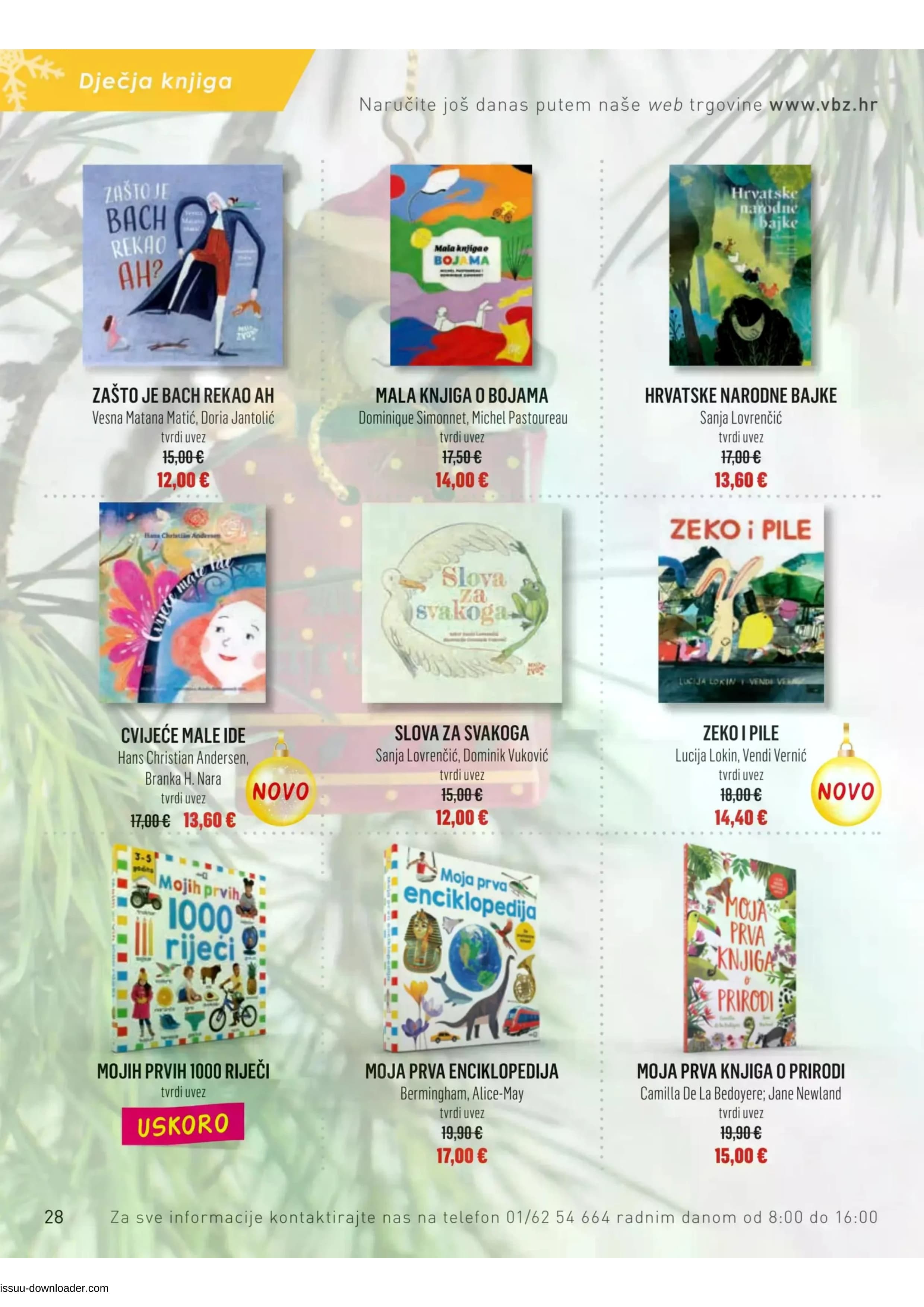 Page from catalog: Božični katalog