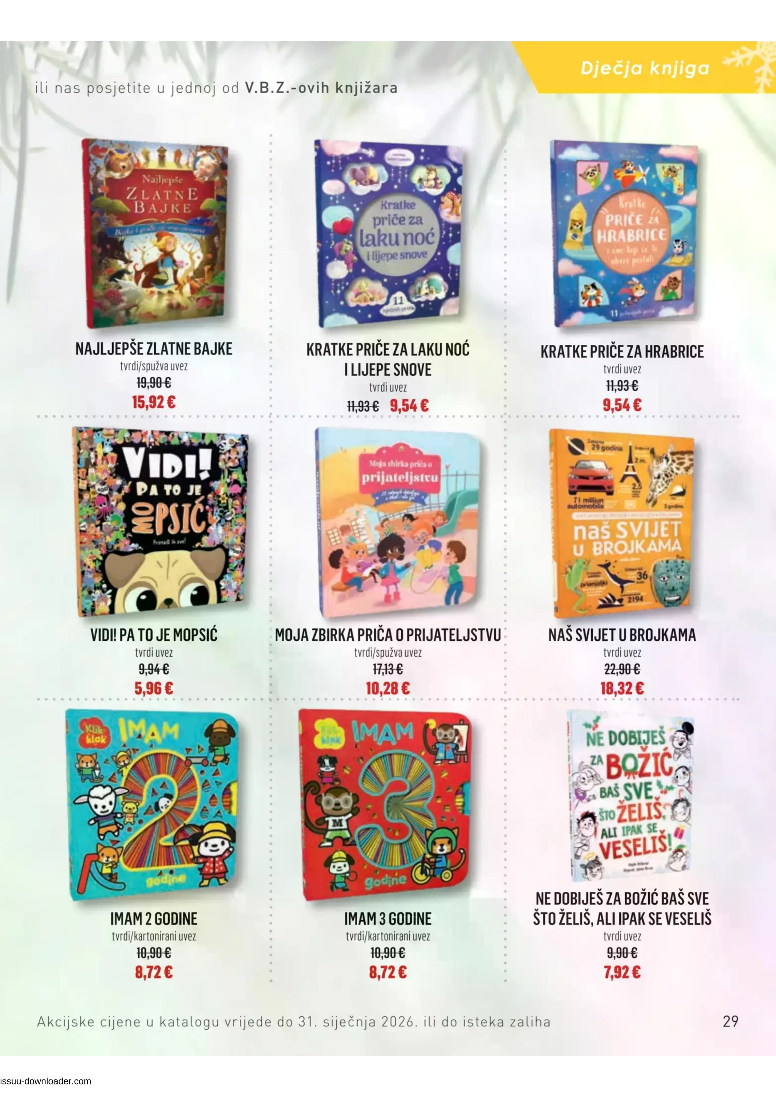 Page from catalog: Božični katalog