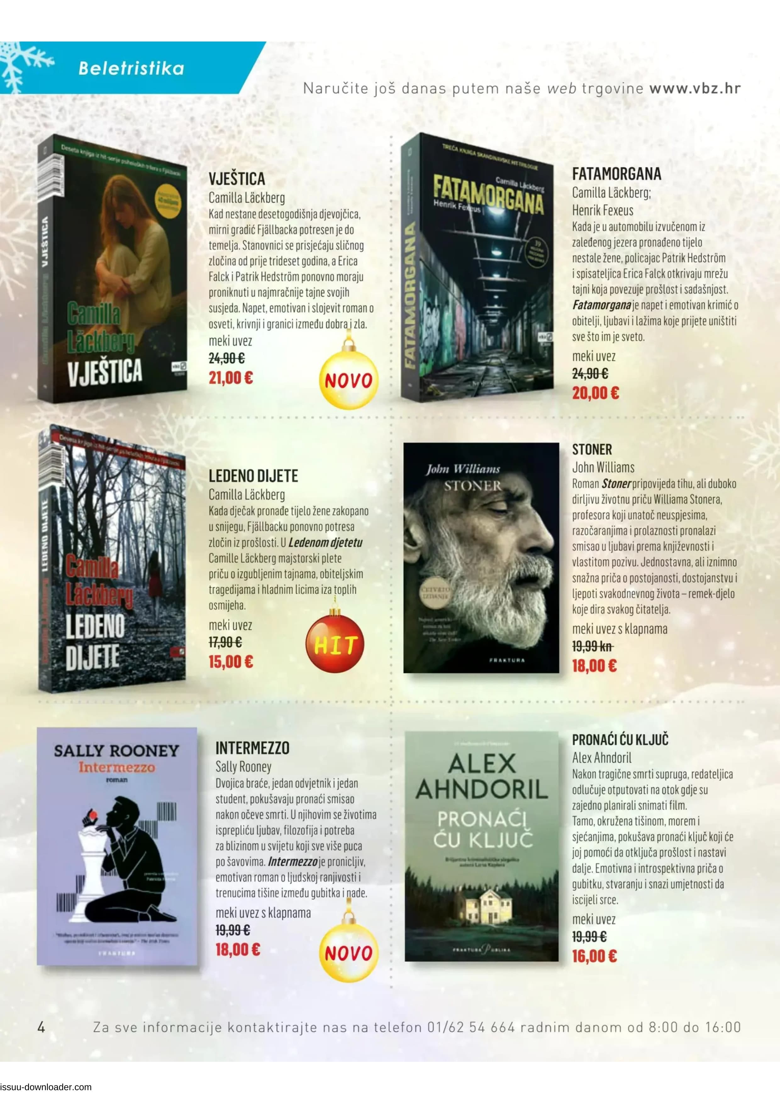 Page from catalog: Božični katalog