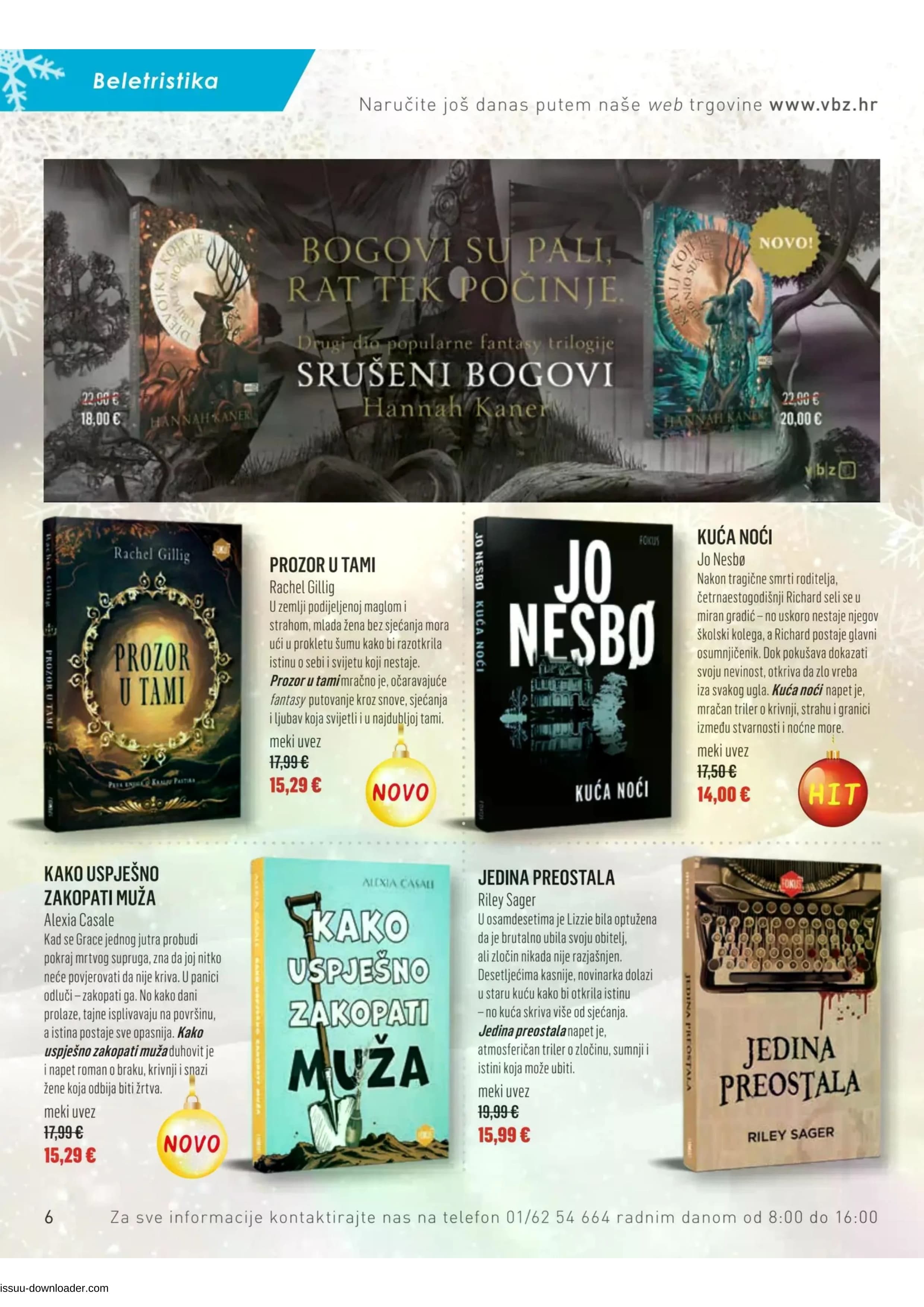 Page from catalog: Božični katalog