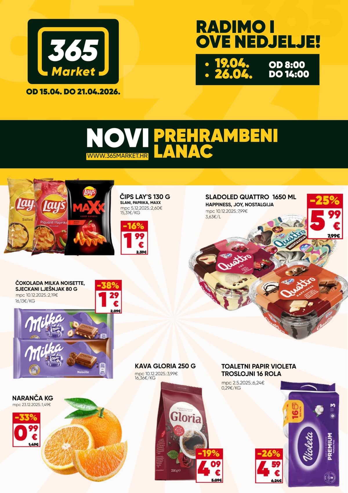 365 Market katalog od 15.04.2026 - Tjedna Akcija