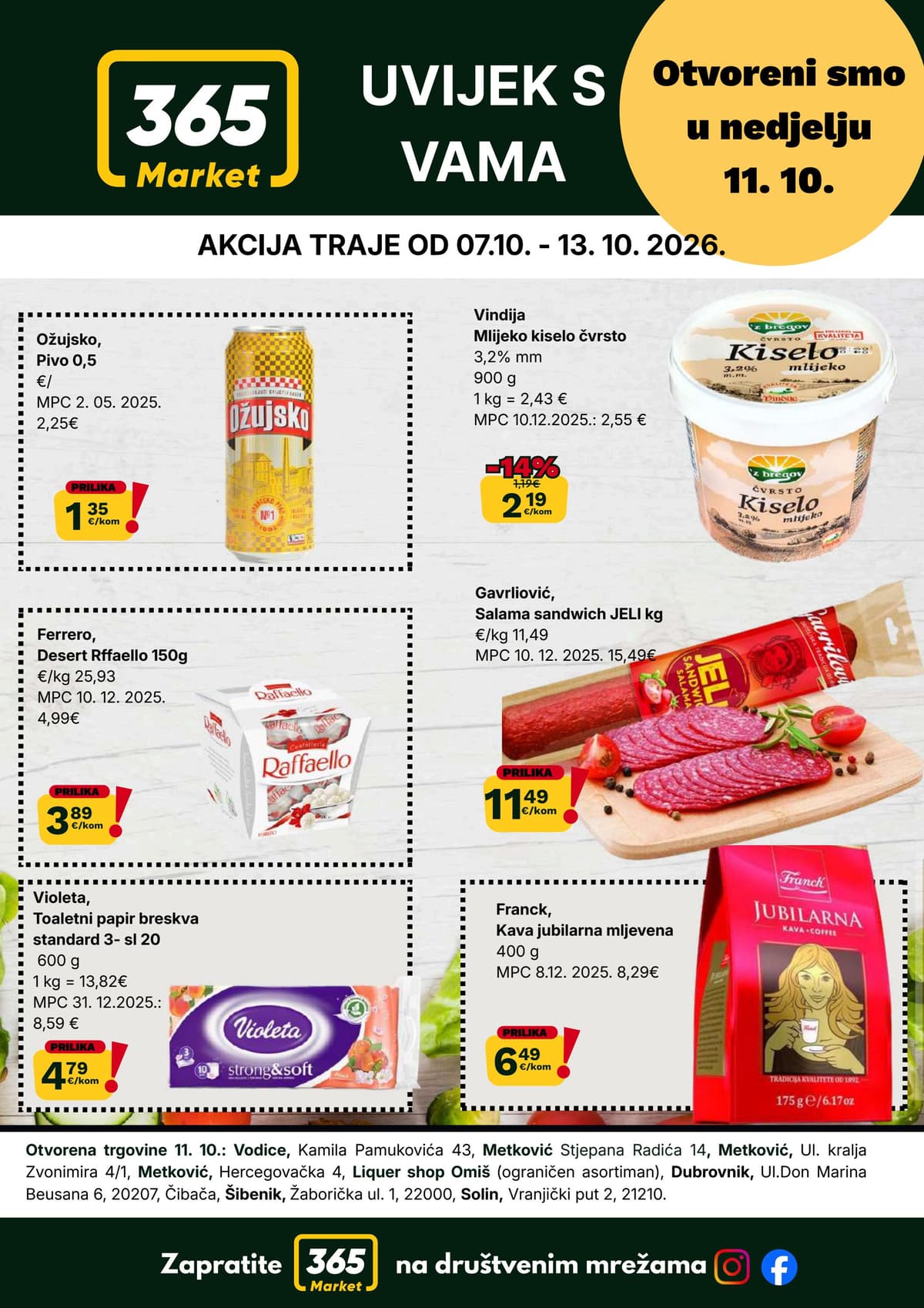365 Market katalog od 07.10.2026. - Tjedna Akcija