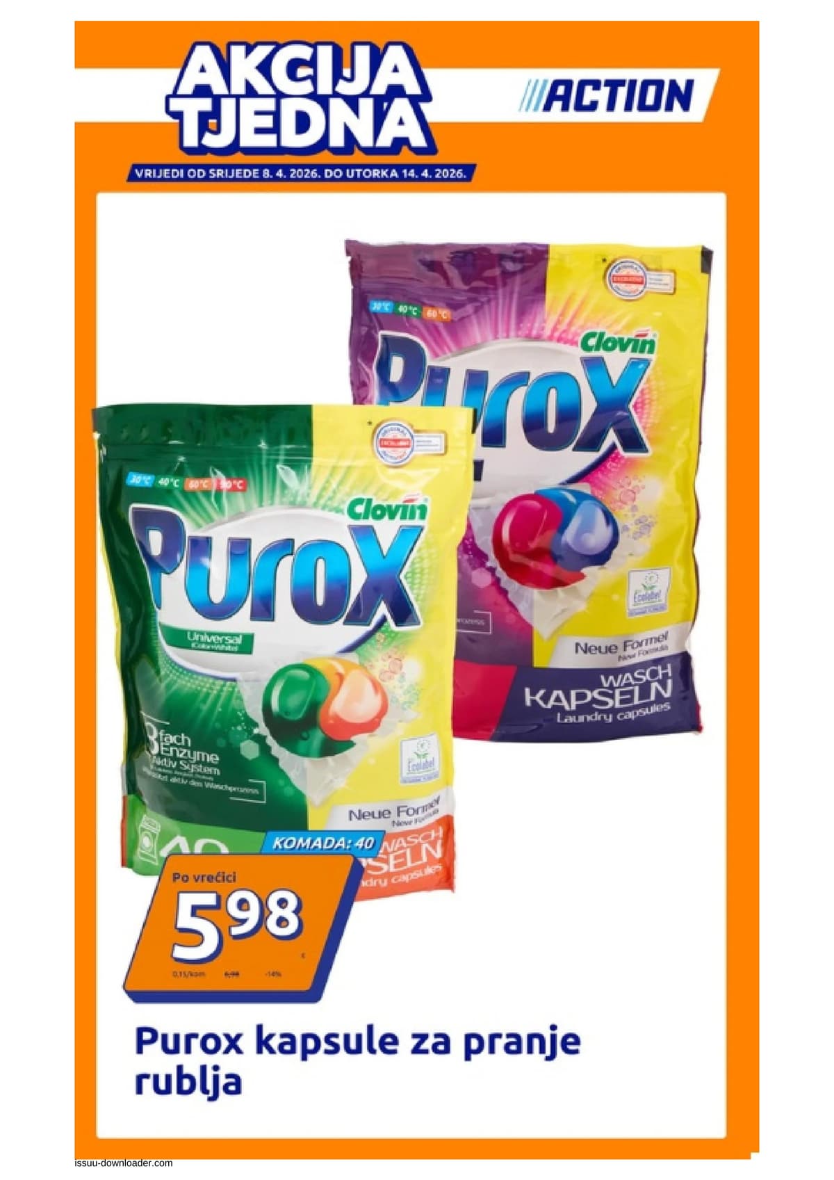 Stranica 1. Action kataloga - Tjedna Akcija od 08.04.2026.
