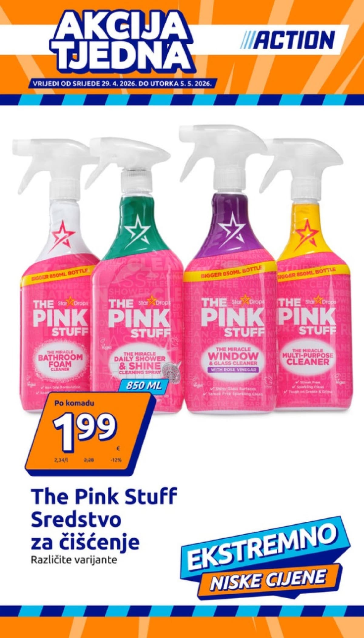 Stranica 1. Action kataloga - Tjedna Akcija od 29.04.2026.