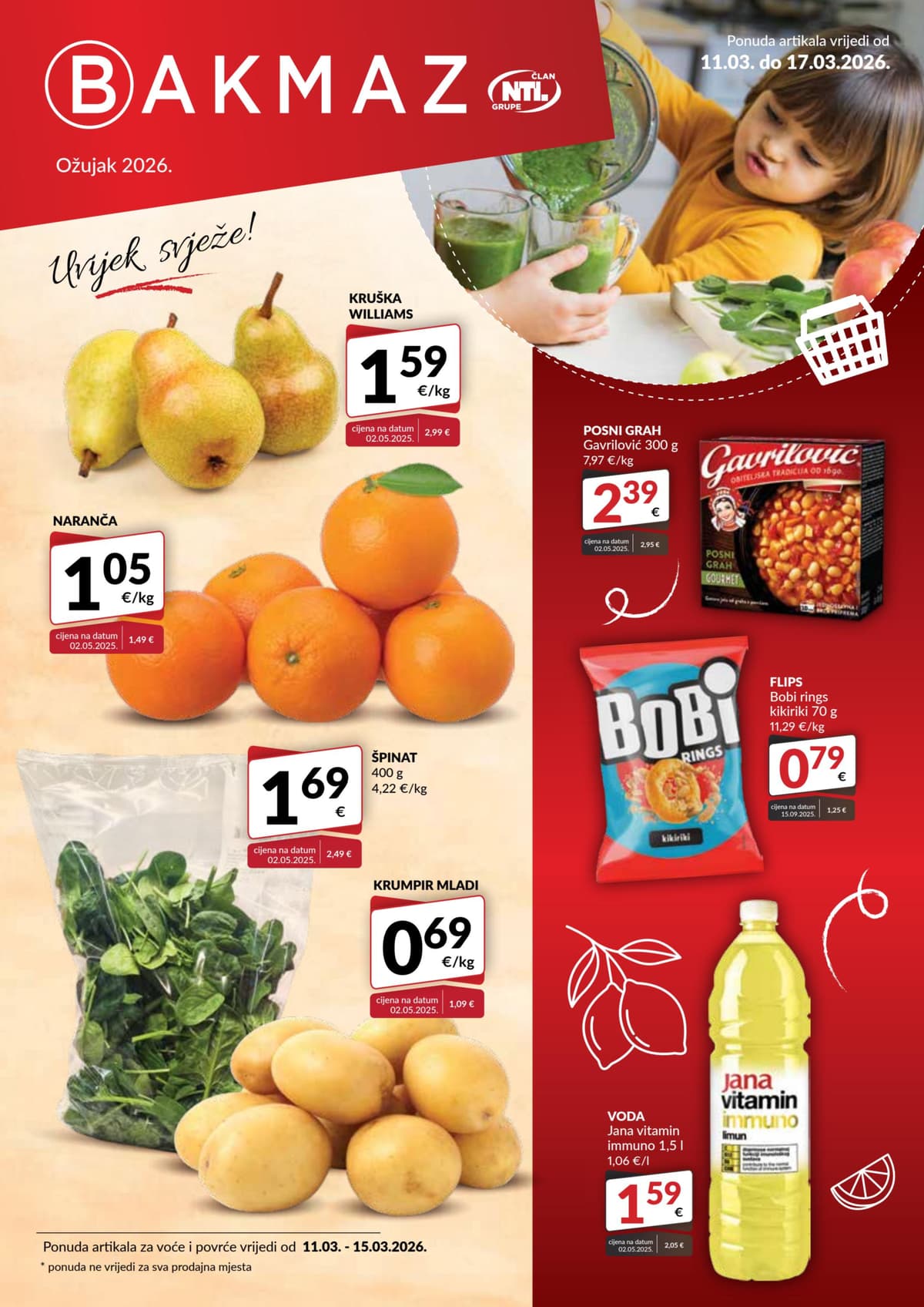 Stranica 1. Bakmaz kataloga - Tjedna Akcija