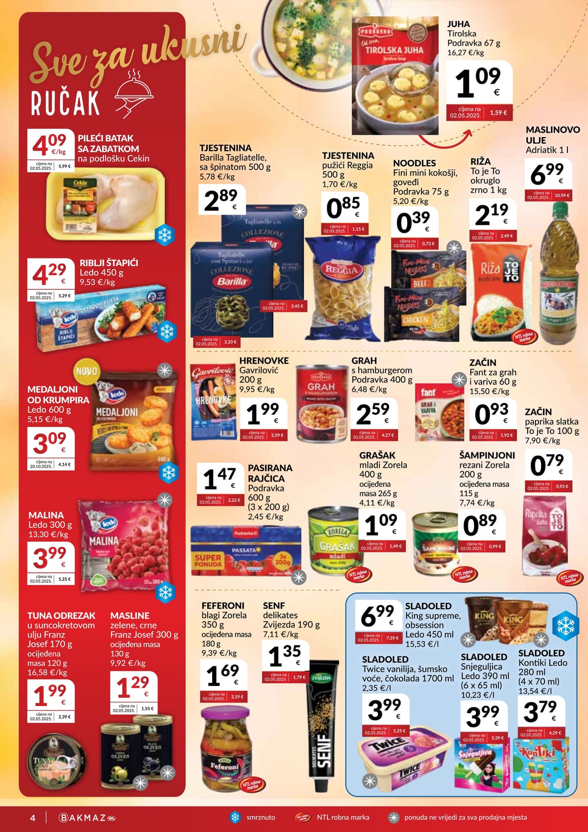 Stranica 4. Bakmaz kataloga - Tjedna Akcija od 22.04.2026.