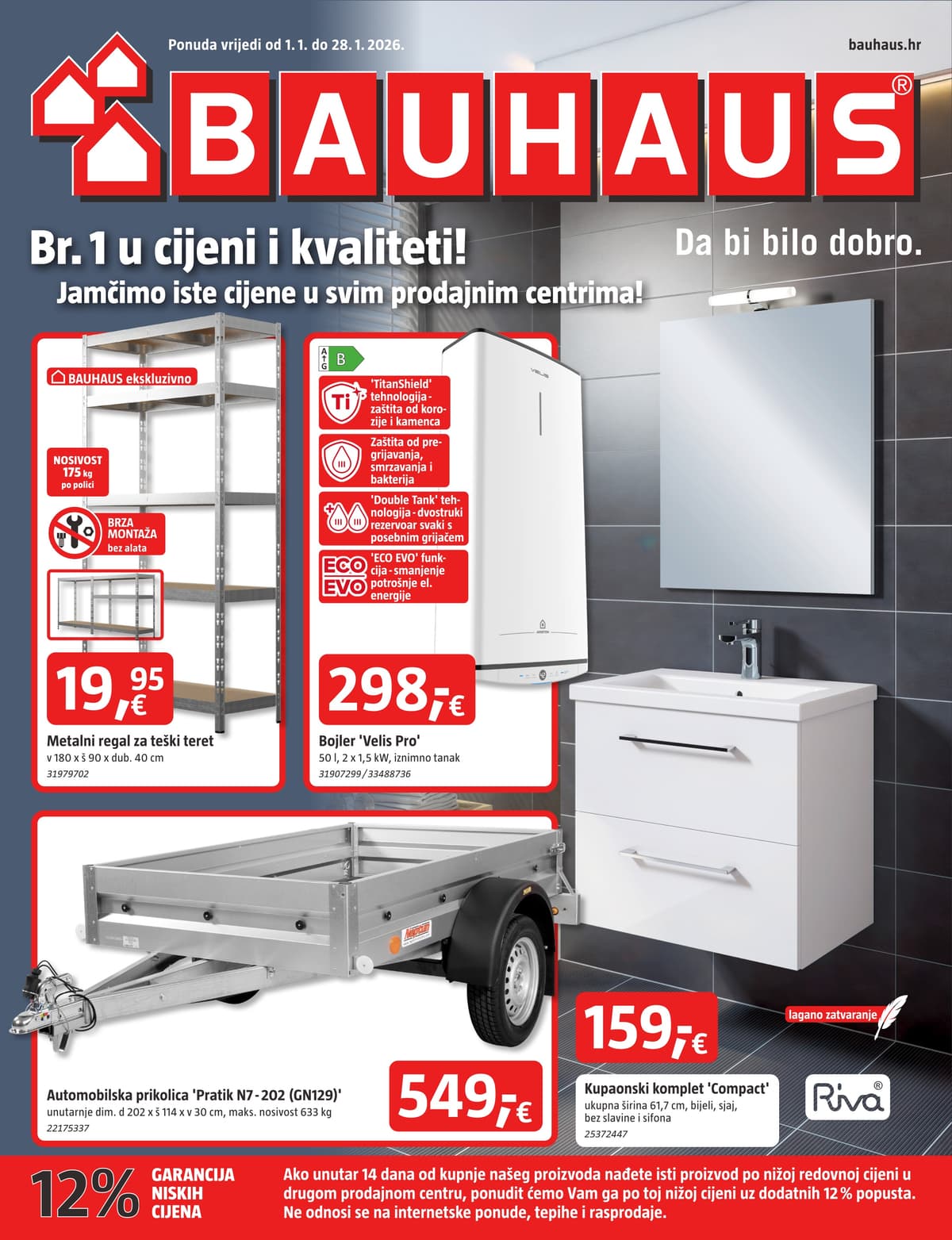 Stranica 1. Bauhaus kataloga - Siječanj 2026.