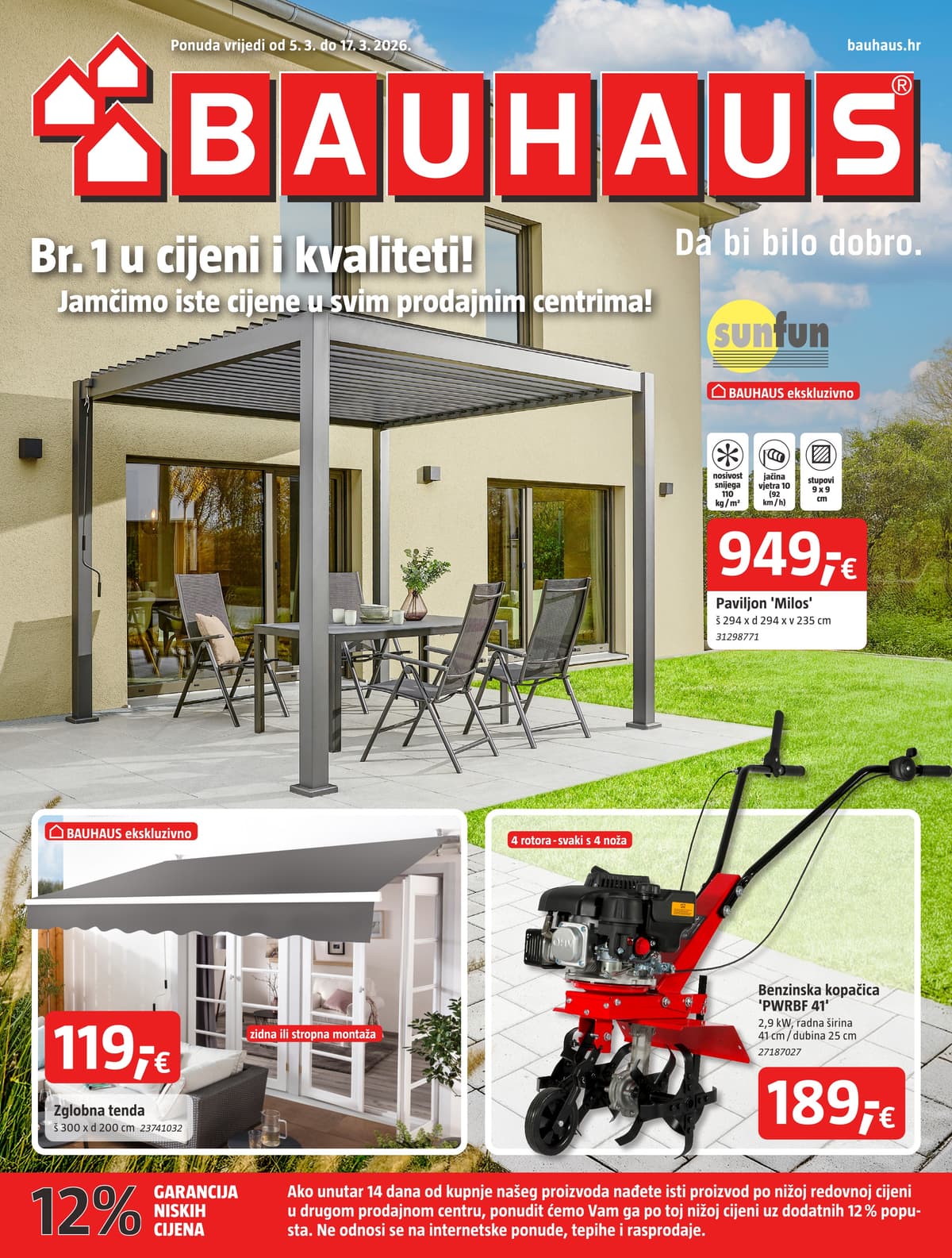 Stranica 1. Bauhaus kataloga - Ožujak 2026. od 15.03.2026.