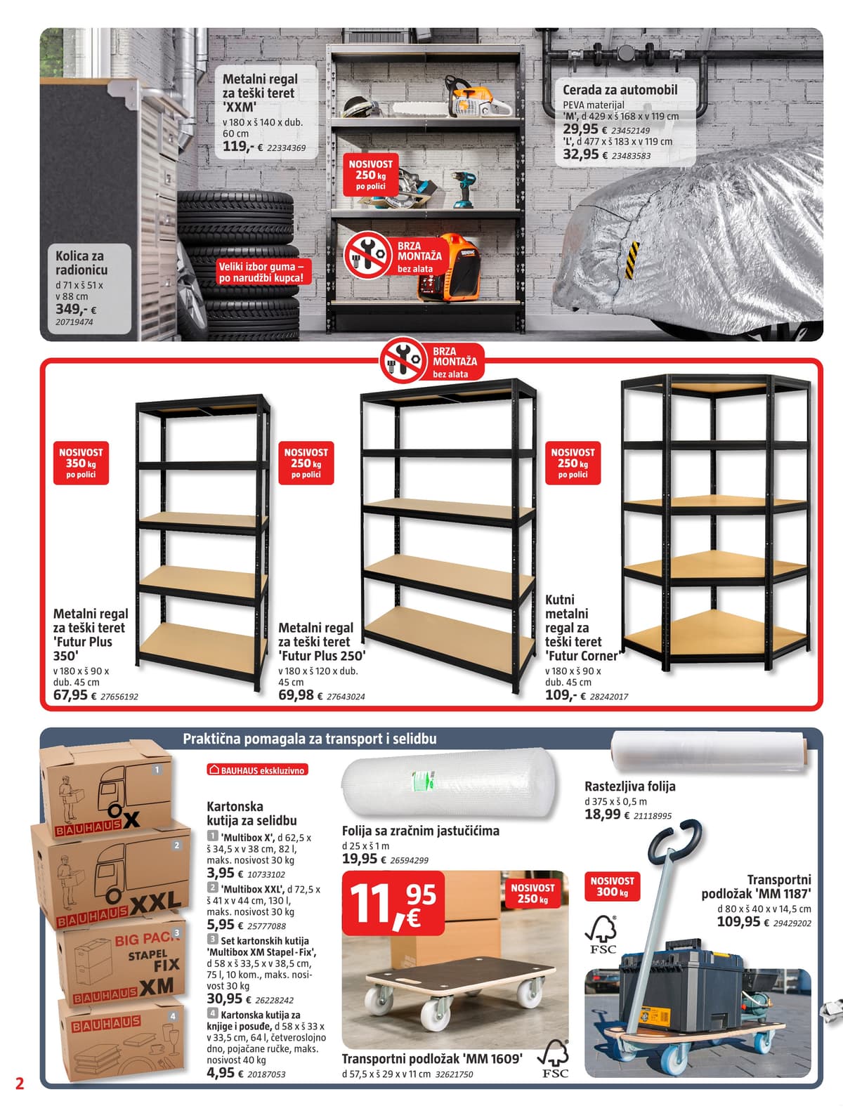 Stranica 2. Bauhaus kataloga - Ožujak 2026.