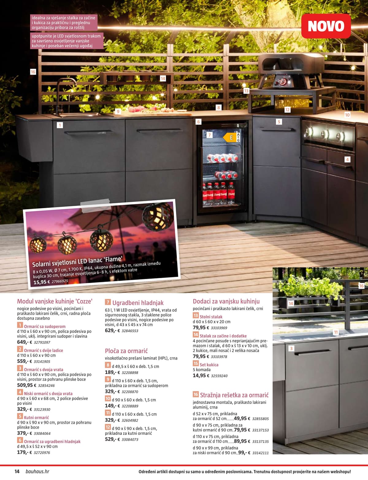 Stranica 14. Bauhaus kataloga - Vrtni Namještaj