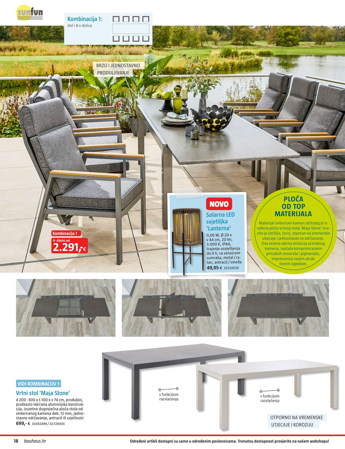 Stranica 18. Bauhaus kataloga - Vrtni Namještaj od 31.03.2026.